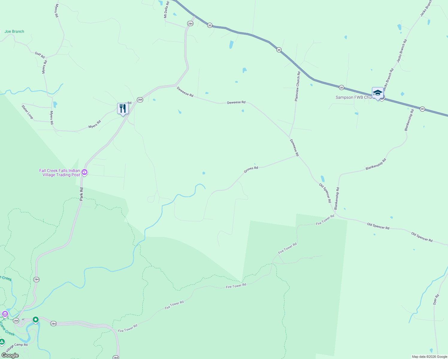 map of restaurants, bars, coffee shops, grocery stores, and more near 1633 Groves Rd in Pikeville