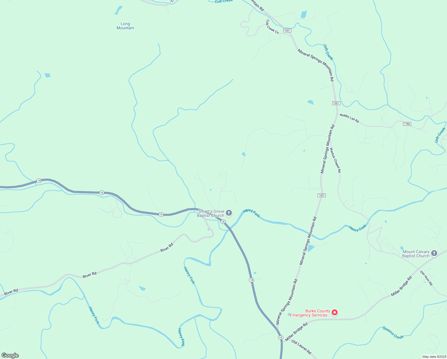 map of restaurants, bars, coffee shops, grocery stores, and more near 4840 Laurel Creek Street in Connelly Springs
