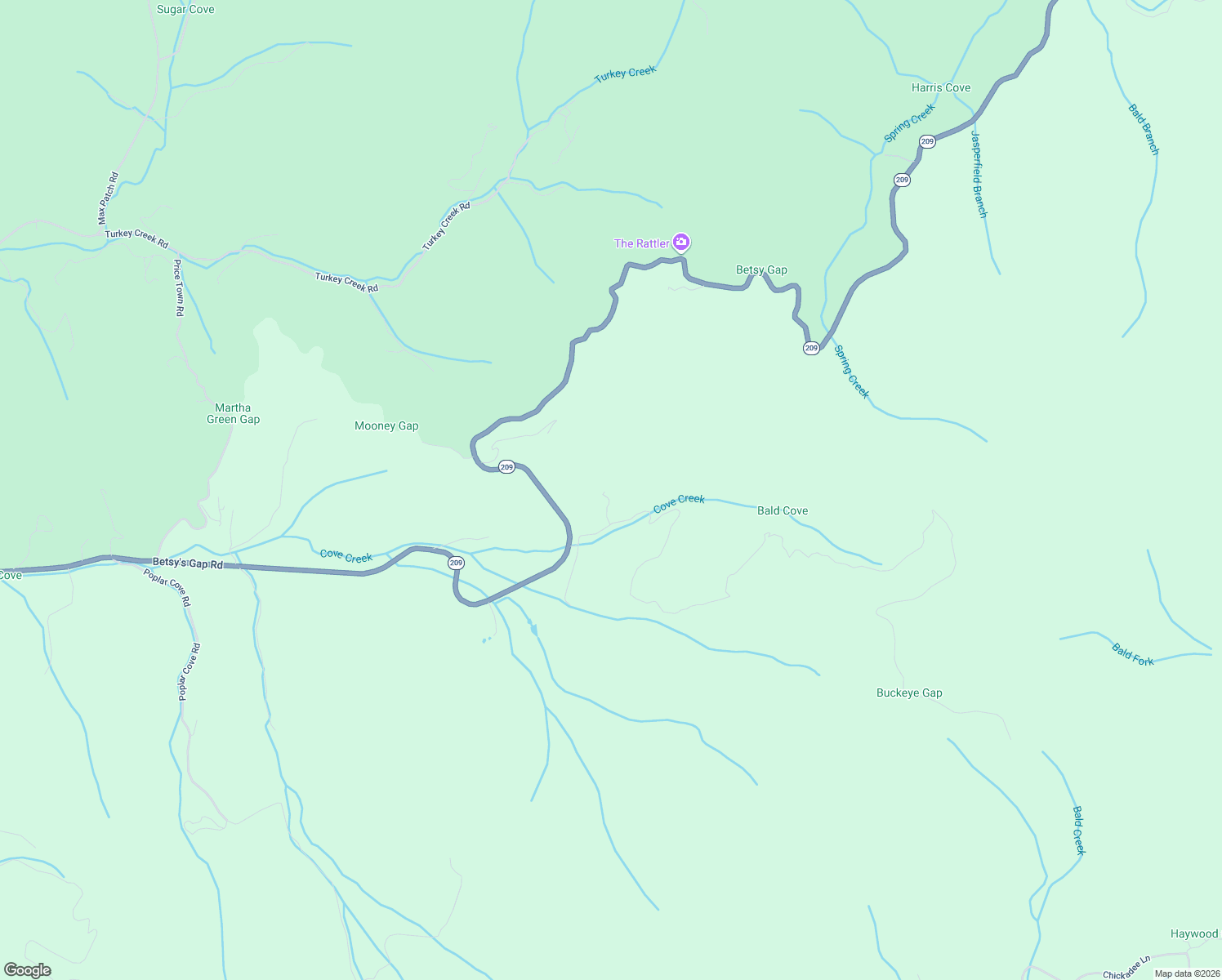 map of restaurants, bars, coffee shops, grocery stores, and more near 151 Carter Mountain Road in Clyde