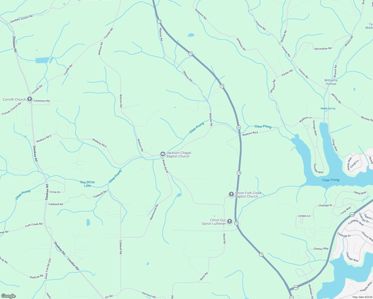 map of restaurants, bars, coffee shops, grocery stores, and more near 10122 Watkins Road East in Loudon