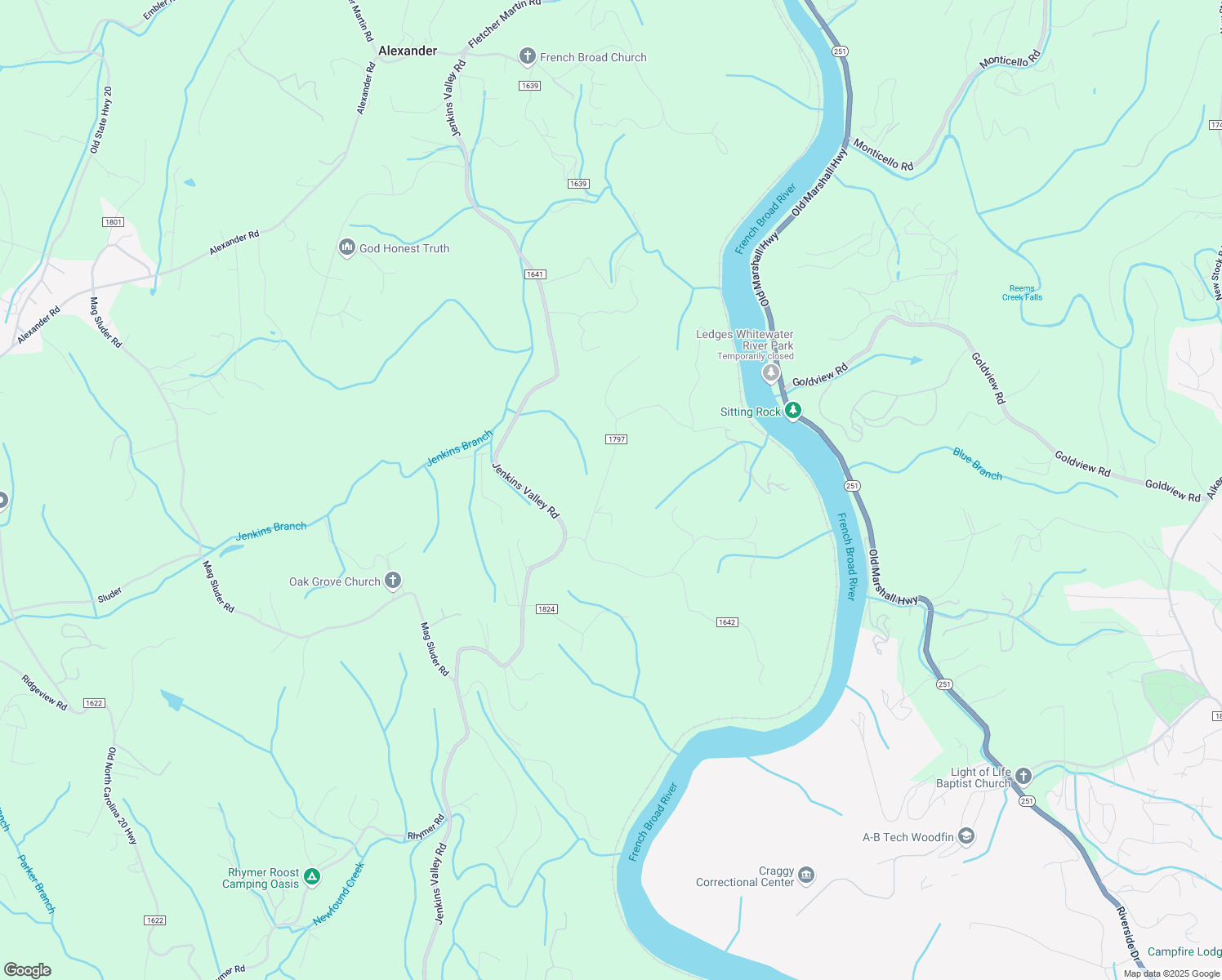 map of restaurants, bars, coffee shops, grocery stores, and more near 49 Embler Road No 2 in Alexander