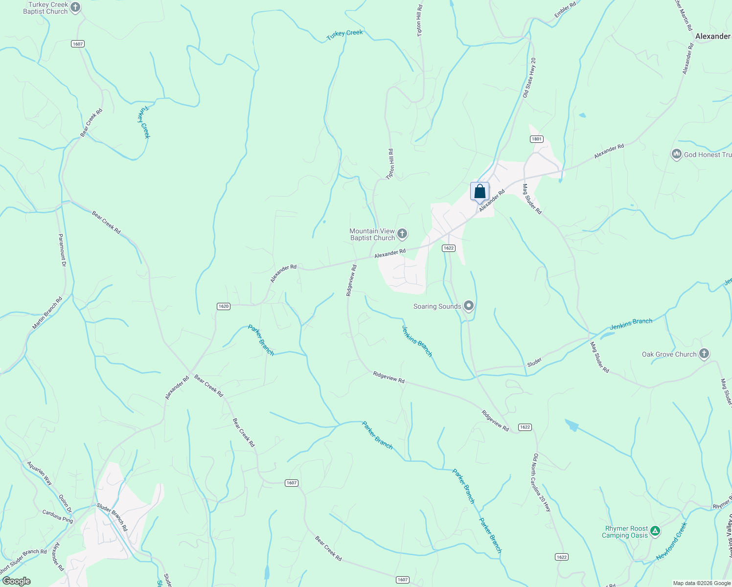 map of restaurants, bars, coffee shops, grocery stores, and more near 23 Ridge Glen Lane in Leicester