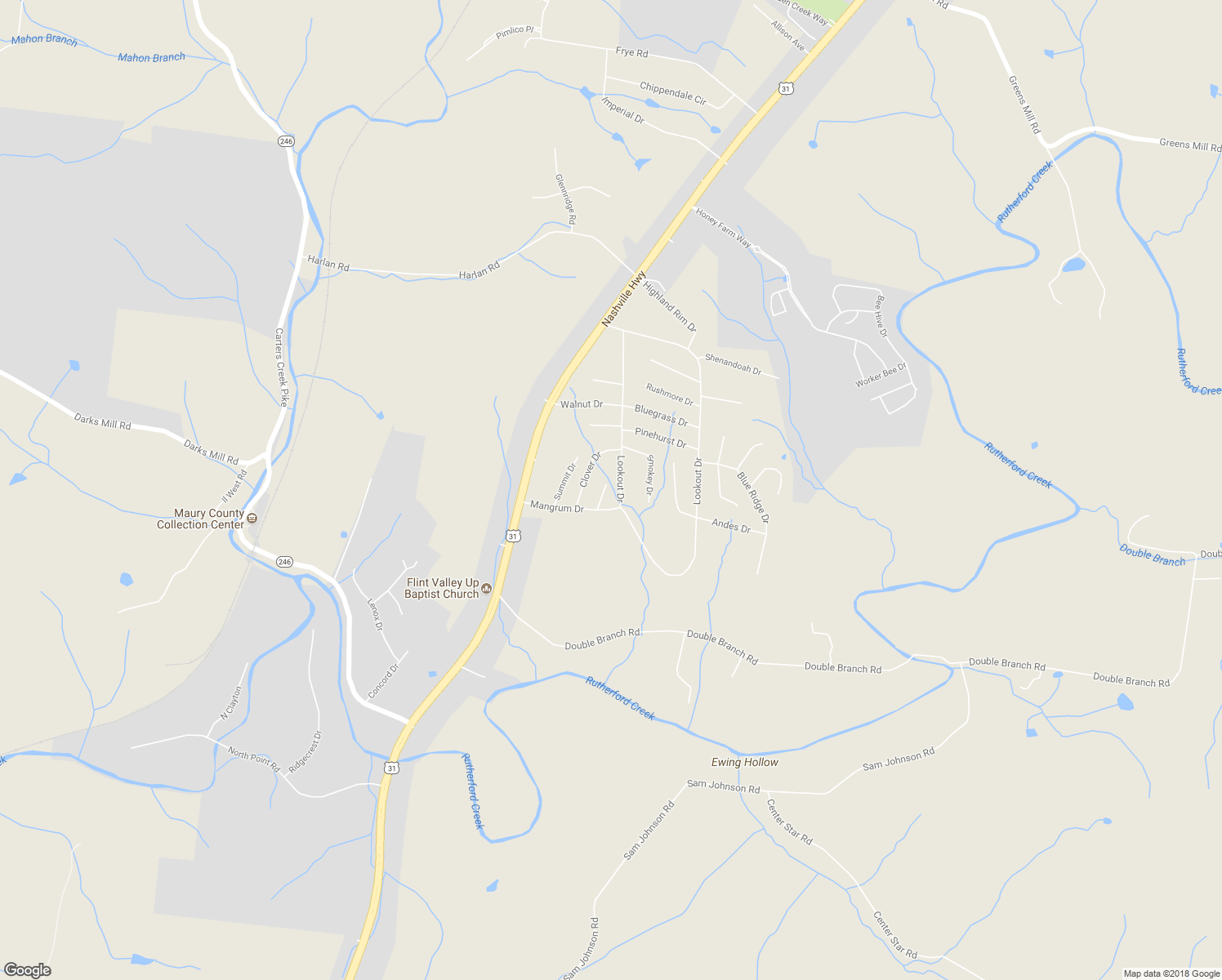 map of restaurants, bars, coffee shops, grocery stores, and more near 104 Rocky Drive in Columbia