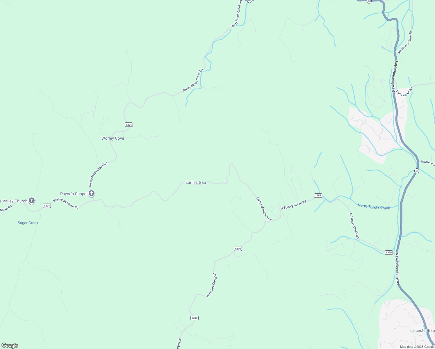 map of restaurants, bars, coffee shops, grocery stores, and more near 179 Earlys Mountain Road in Leicester
