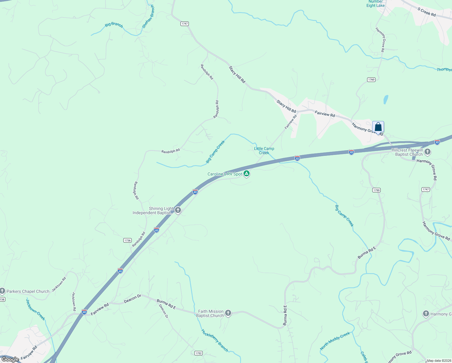 map of restaurants, bars, coffee shops, grocery stores, and more near 2332 Fairview Road in Marion