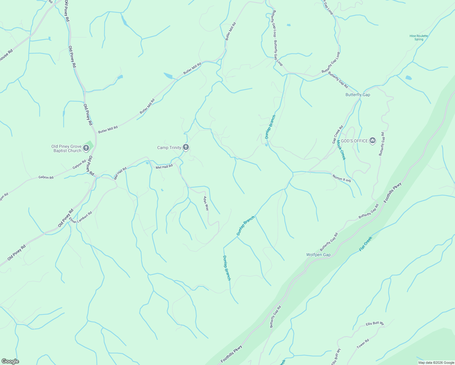 map of restaurants, bars, coffee shops, grocery stores, and more near 465 Mel Hall Road in Maryville