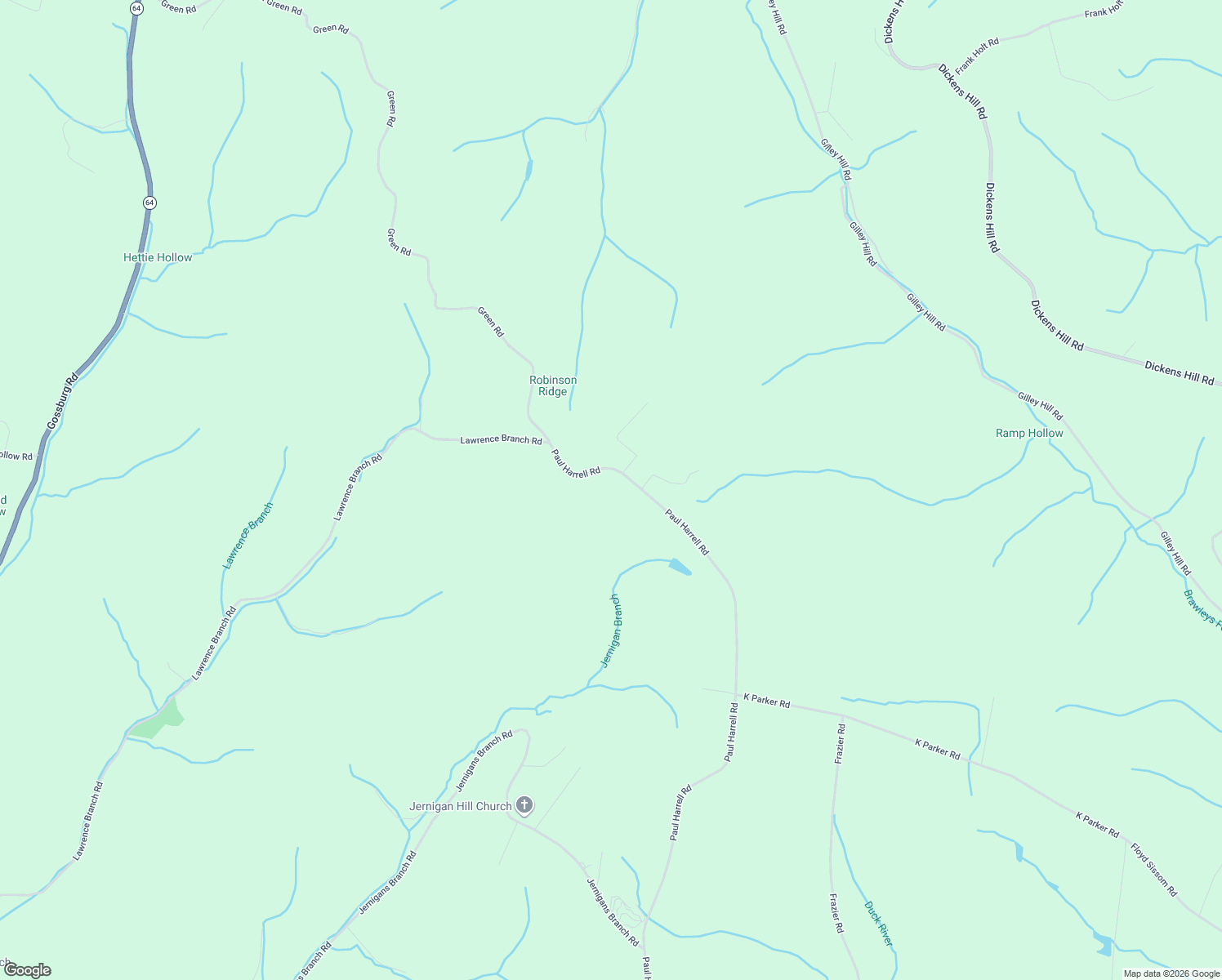 map of restaurants, bars, coffee shops, grocery stores, and more near 3309 Paul Harrell Road in Beechgrove