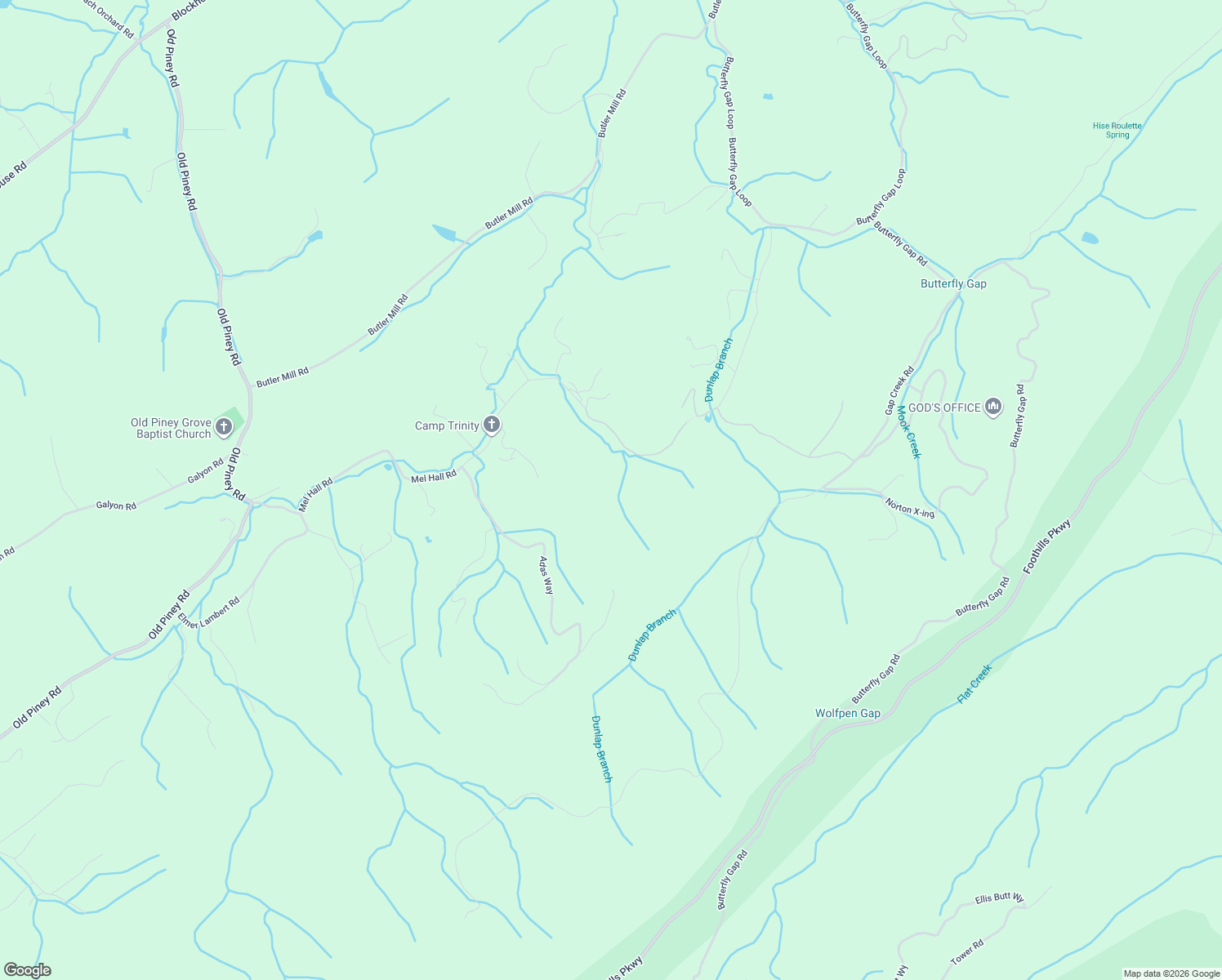 map of restaurants, bars, coffee shops, grocery stores, and more near 438-504 Mel Hall Road in Maryville