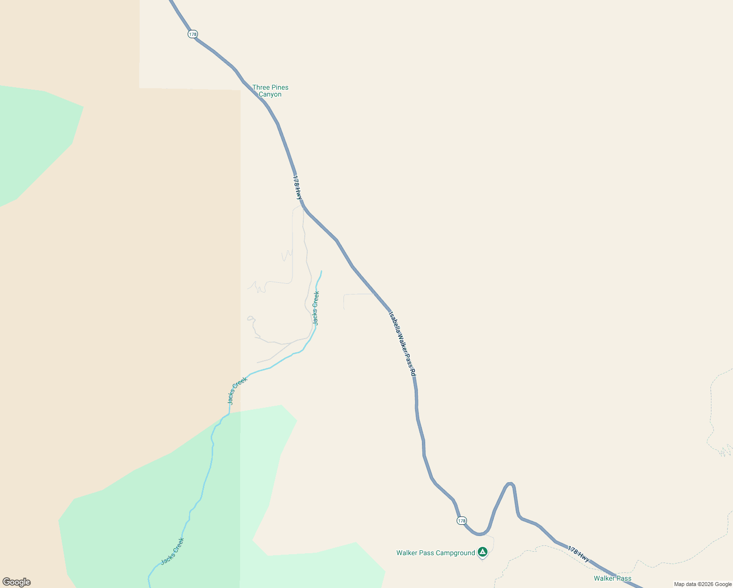 map of restaurants, bars, coffee shops, grocery stores, and more near Pine Hollow Road in Kern County