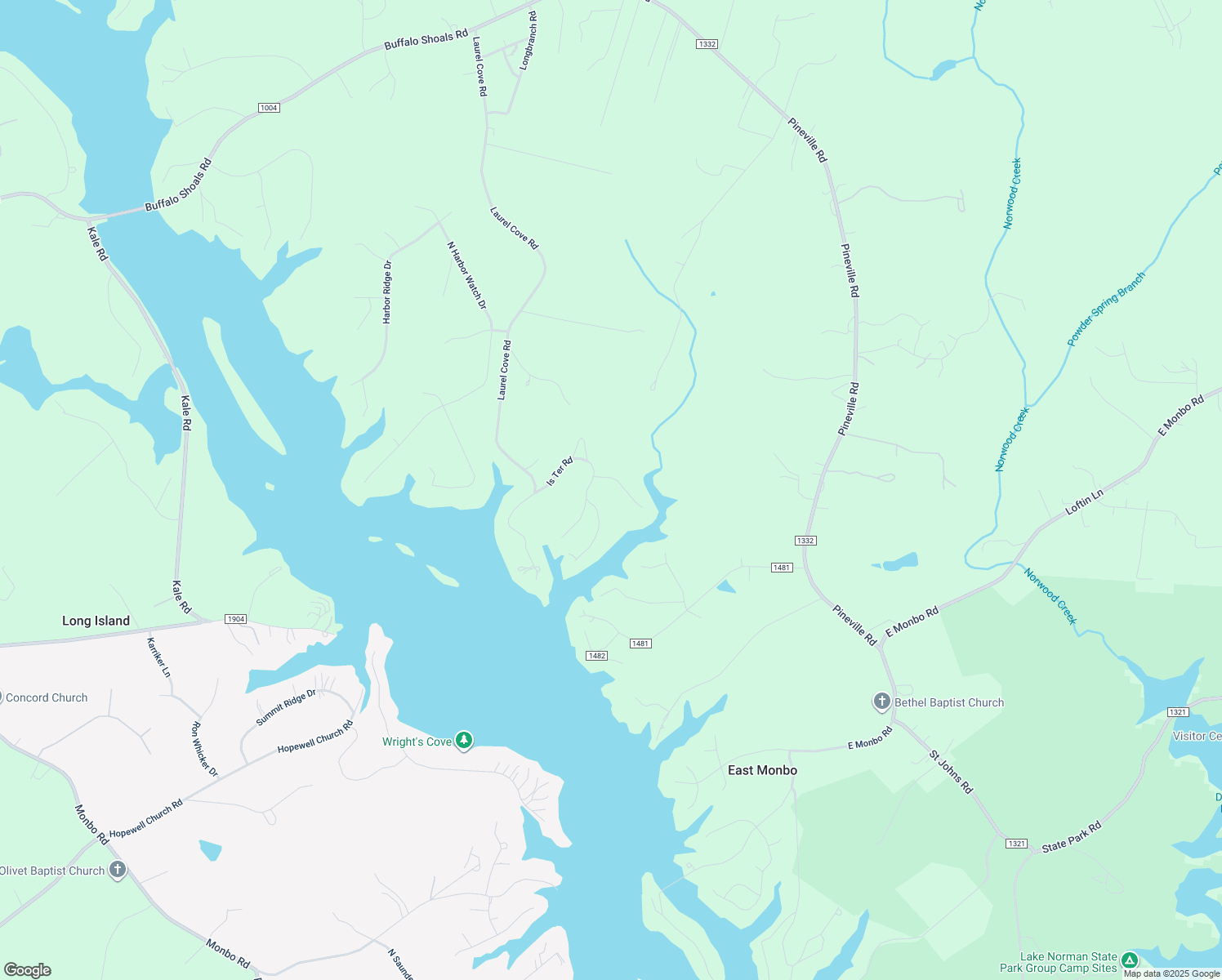 map of restaurants, bars, coffee shops, grocery stores, and more near 171 Island Terrace Road in Statesville