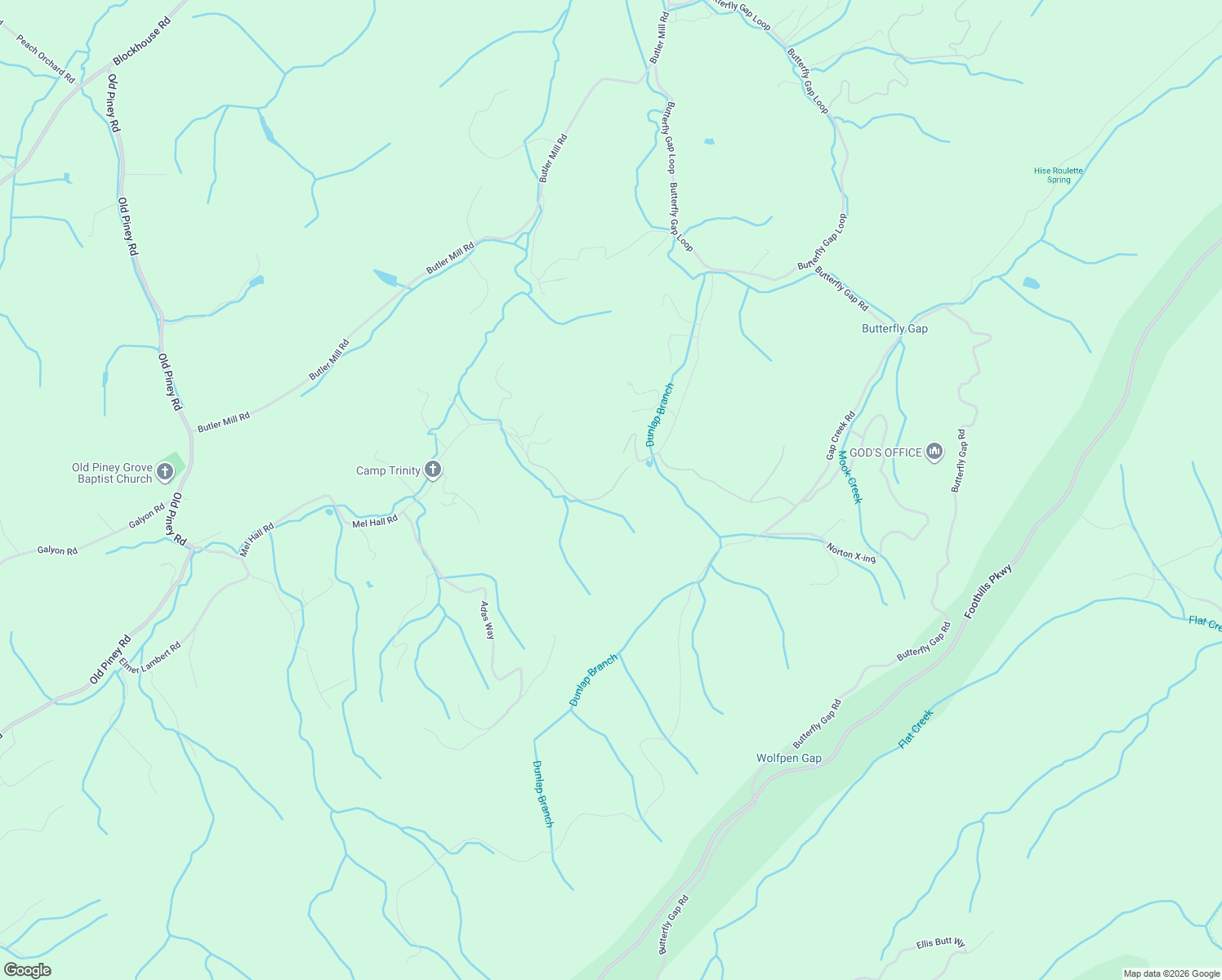 map of restaurants, bars, coffee shops, grocery stores, and more near 438 Mel Hall Road in Maryville