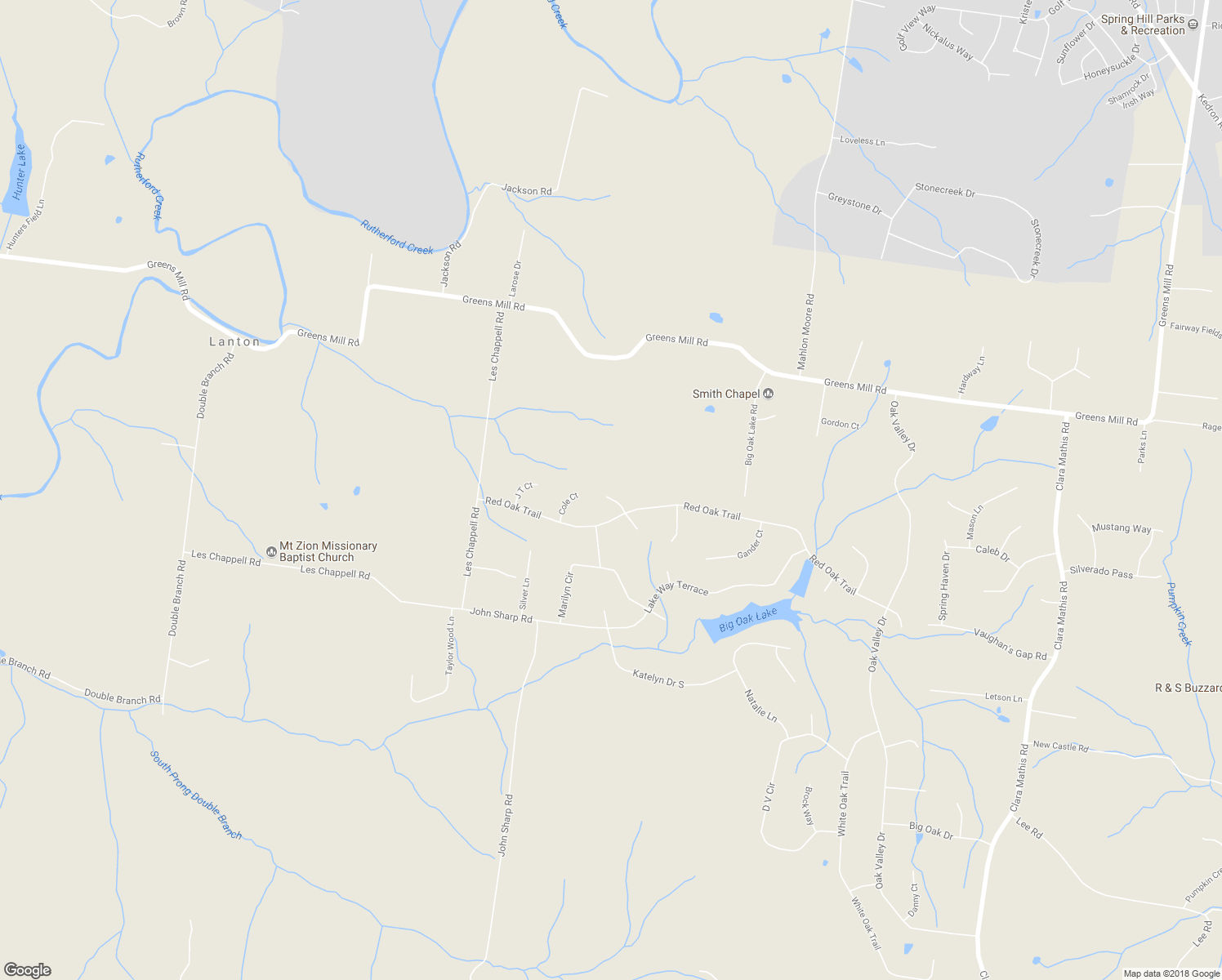 map of restaurants, bars, coffee shops, grocery stores, and more near 508 Becky Lane in Spring Hill