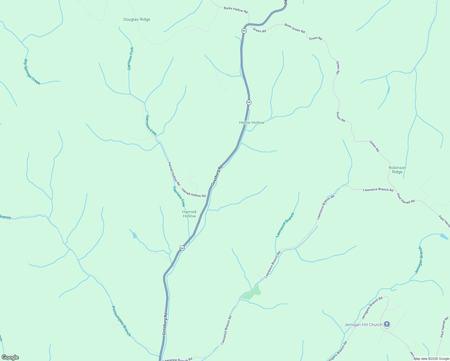 map of restaurants, bars, coffee shops, grocery stores, and more near 4556 Gossburg Road in Beechgrove