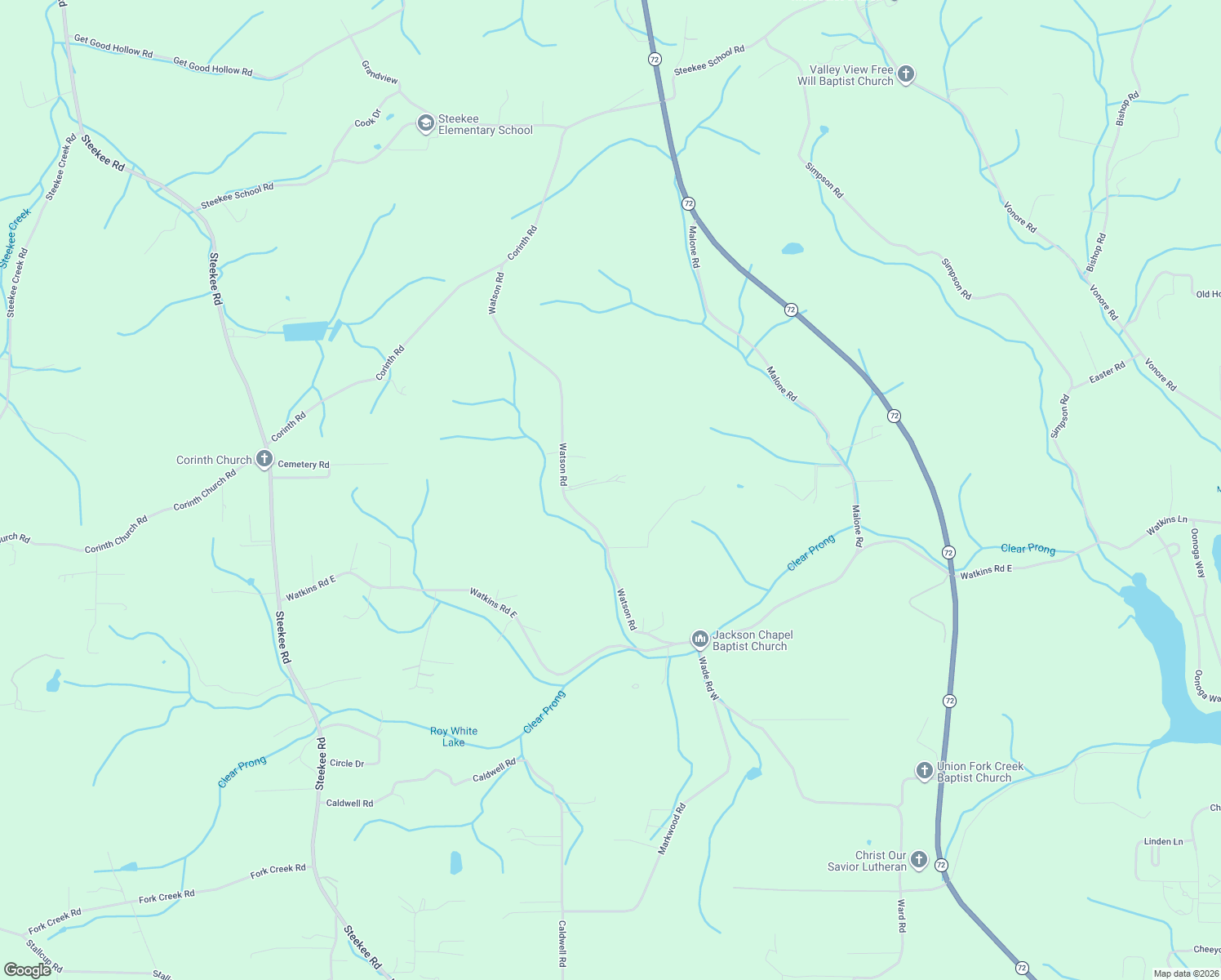 map of restaurants, bars, coffee shops, grocery stores, and more near 3309 Watson Road in Loudon