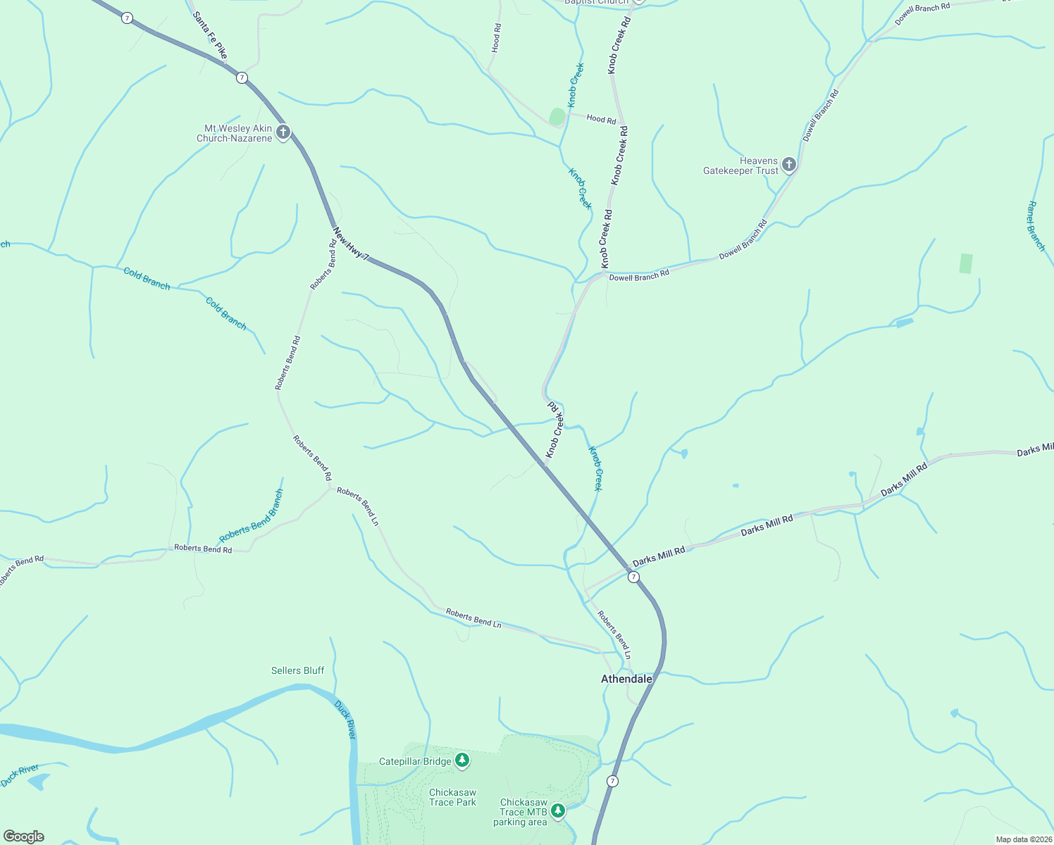 map of restaurants, bars, coffee shops, grocery stores, and more near 1718 New Highway 7 in Columbia