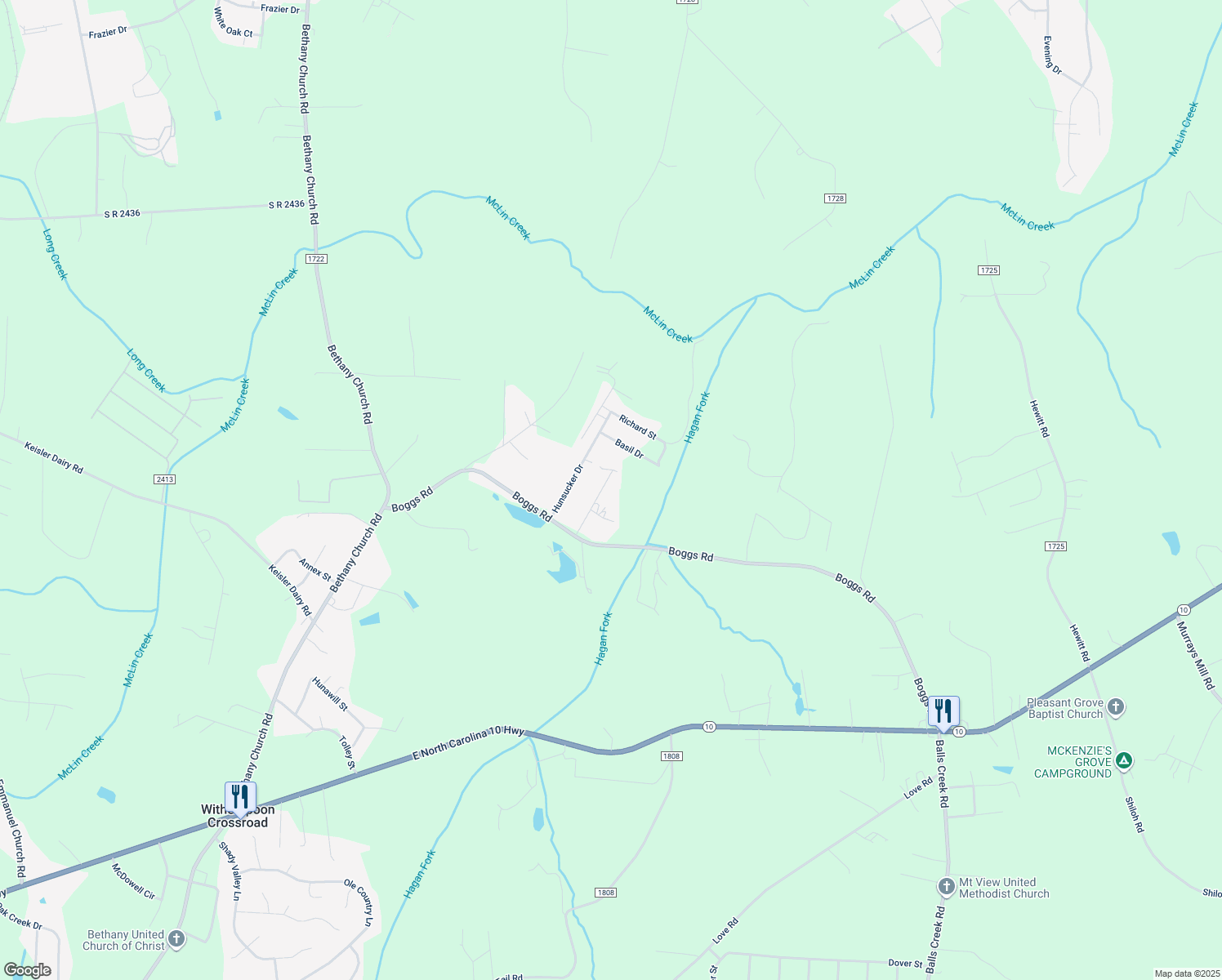 map of restaurants, bars, coffee shops, grocery stores, and more near 1872 Hagan Drive in Claremont