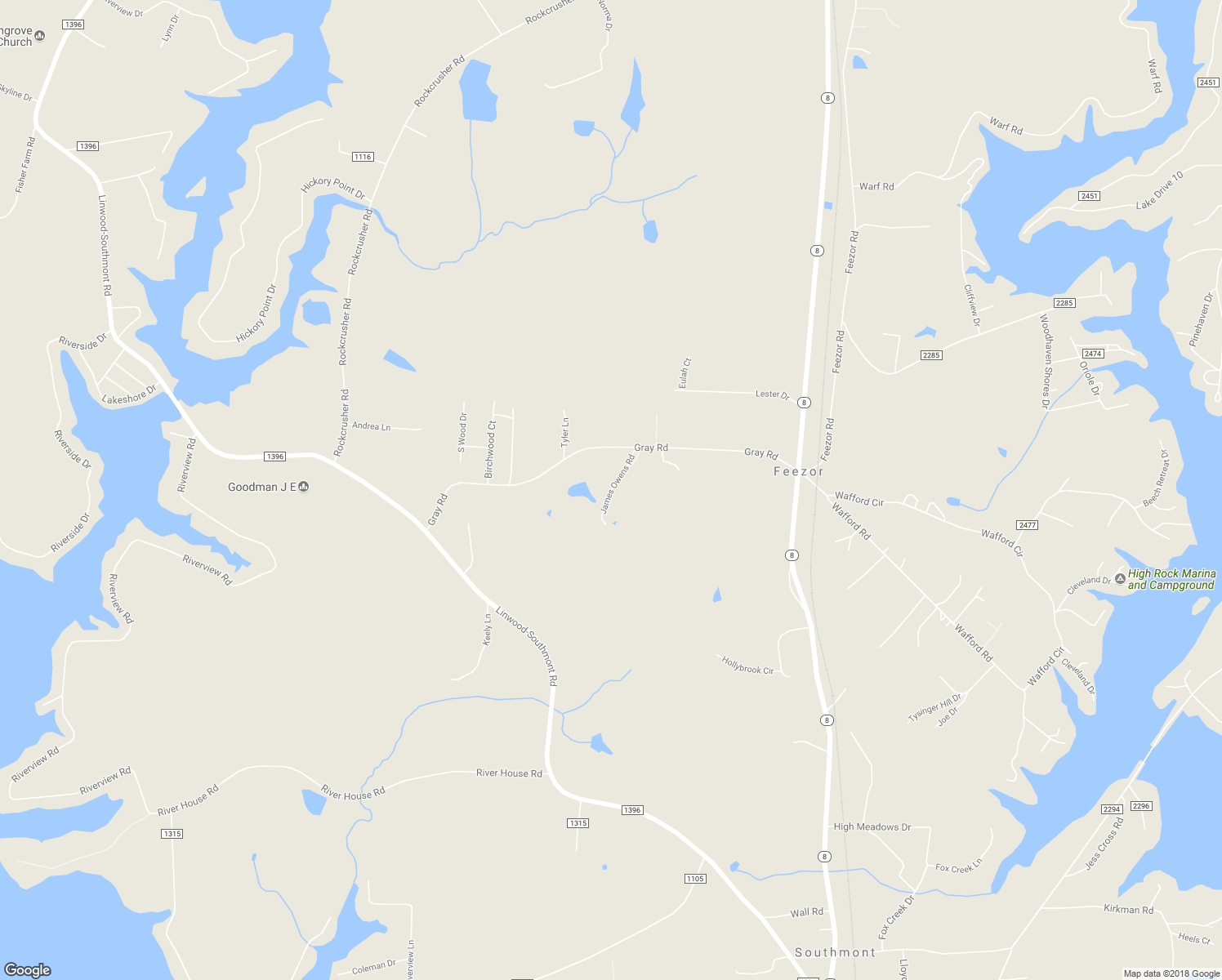 map of restaurants, bars, coffee shops, grocery stores, and more near James Owens Road in Lexington