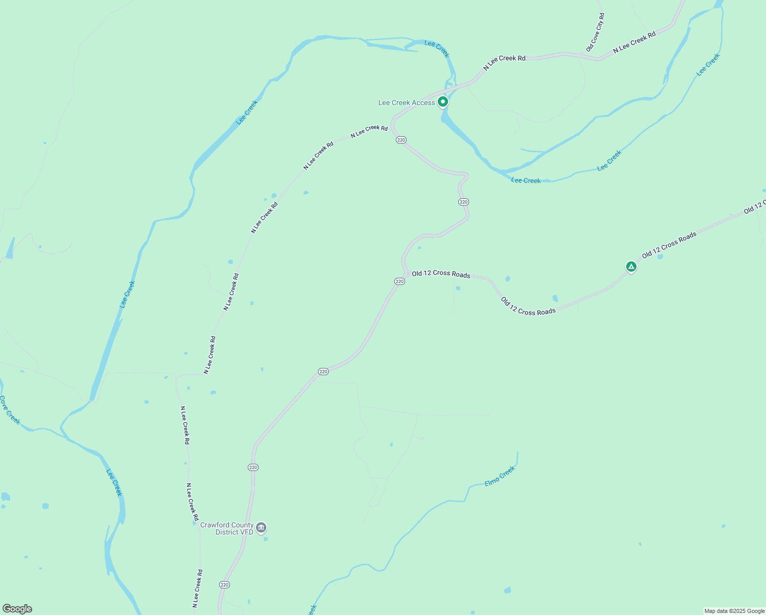 map of restaurants, bars, coffee shops, grocery stores, and more near 17525 State Highway 220 in Chester