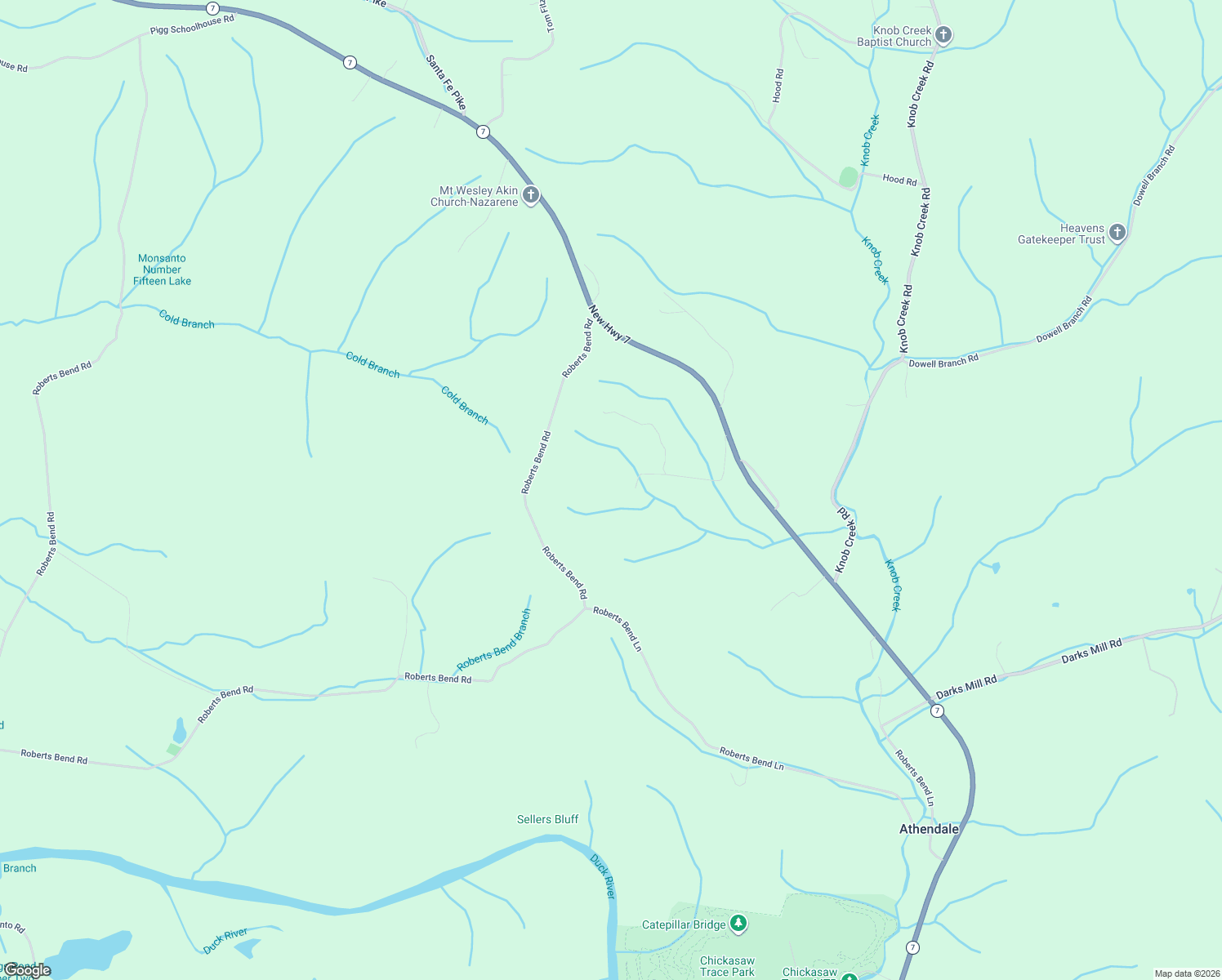 map of restaurants, bars, coffee shops, grocery stores, and more near 1801 Santa Fe Pike in Columbia
