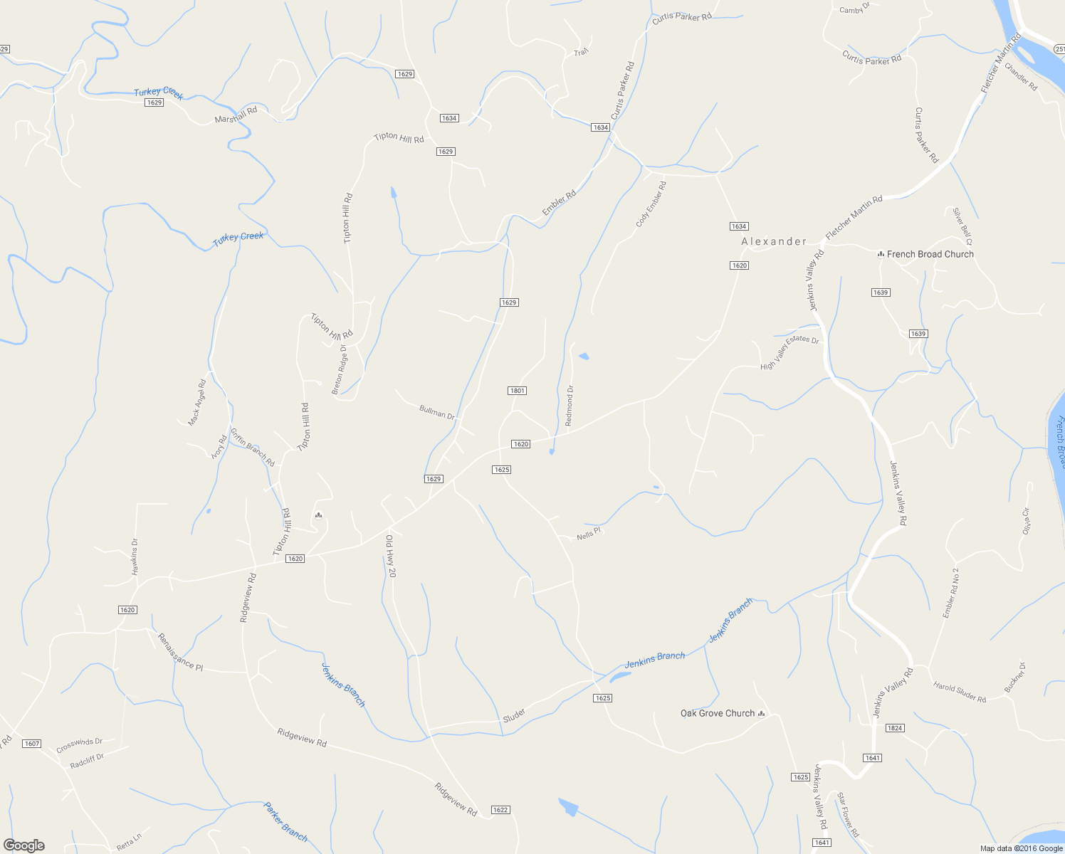 map of restaurants, bars, coffee shops, grocery stores, and more near 32 Cross Anchor Road in Alexander