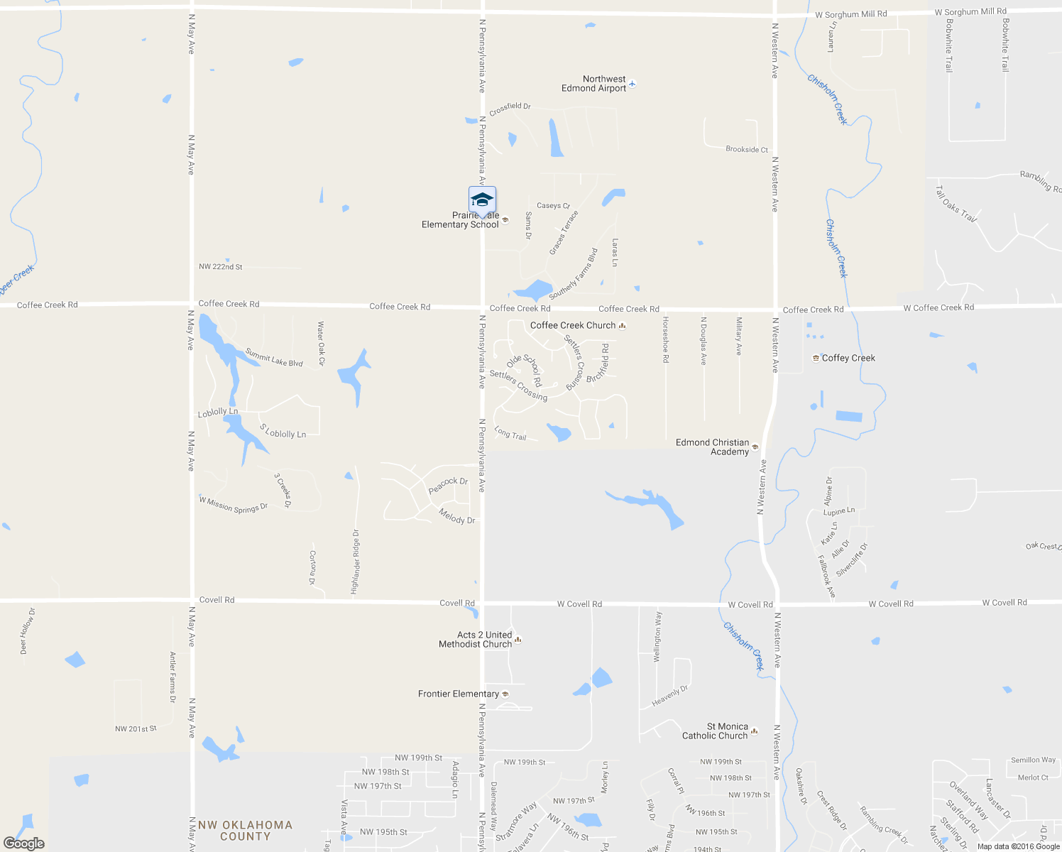 map of restaurants, bars, coffee shops, grocery stores, and more near 1835 Tall Grass Court in Edmond
