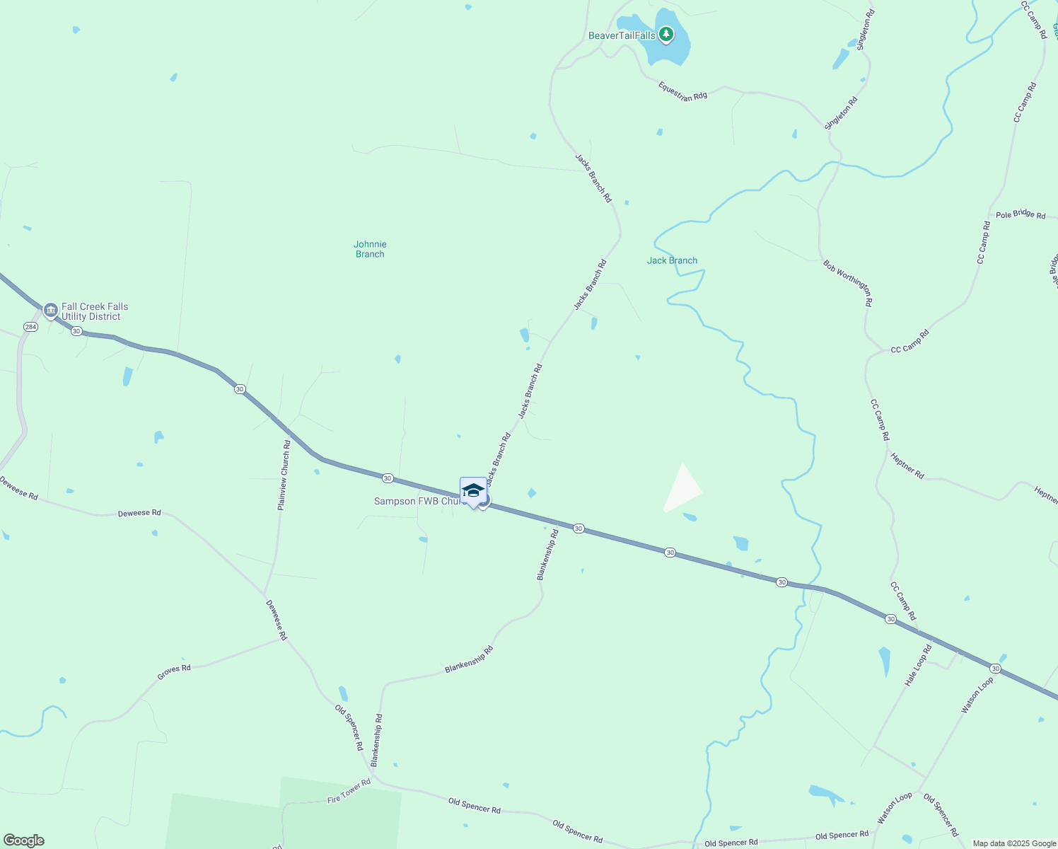 map of restaurants, bars, coffee shops, grocery stores, and more near 318 Jacks Branch Road in Pikeville