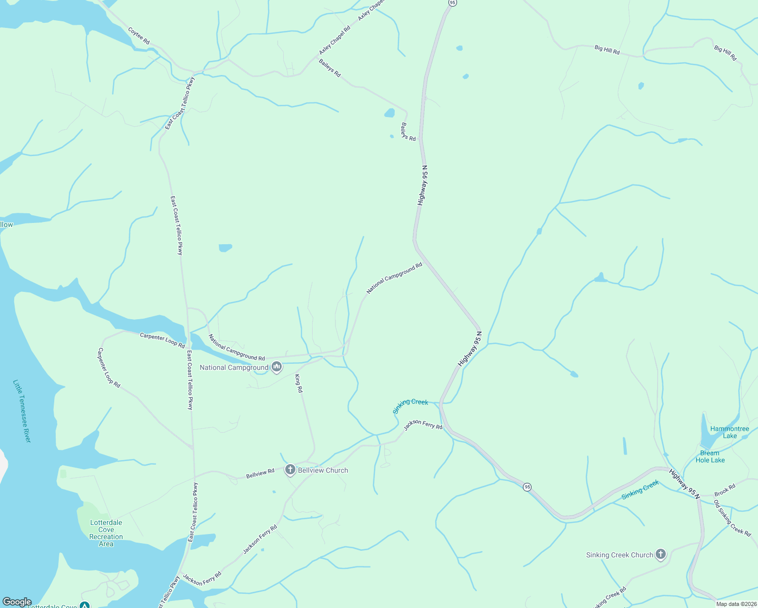 map of restaurants, bars, coffee shops, grocery stores, and more near in Tellico Village