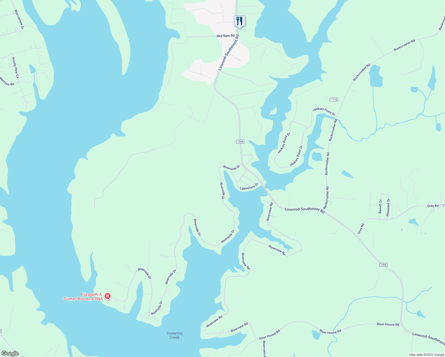map of restaurants, bars, coffee shops, grocery stores, and more near 407 Riverside Drive in Lexington