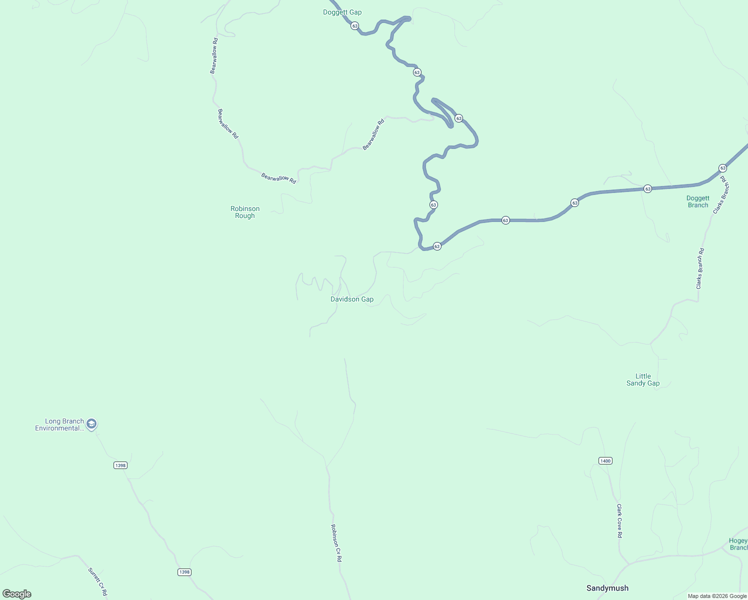 map of restaurants, bars, coffee shops, grocery stores, and more near 635 Whisper Mountain Drive in Leicester