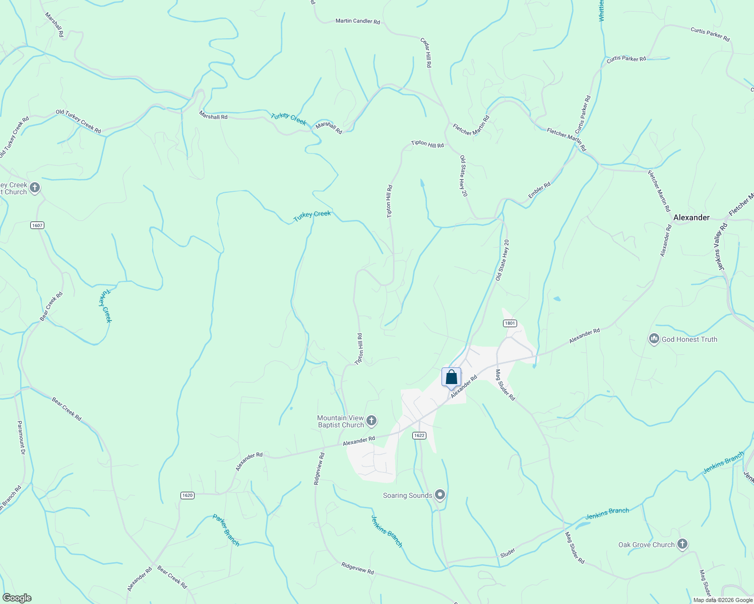 map of restaurants, bars, coffee shops, grocery stores, and more near 225 Breton Ridge Drive in Leicester