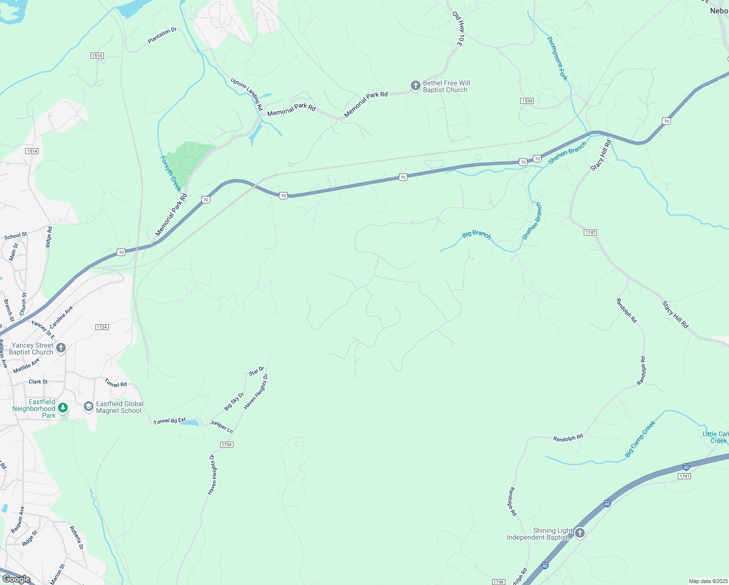 map of restaurants, bars, coffee shops, grocery stores, and more near 301 Overland Trail in Marion