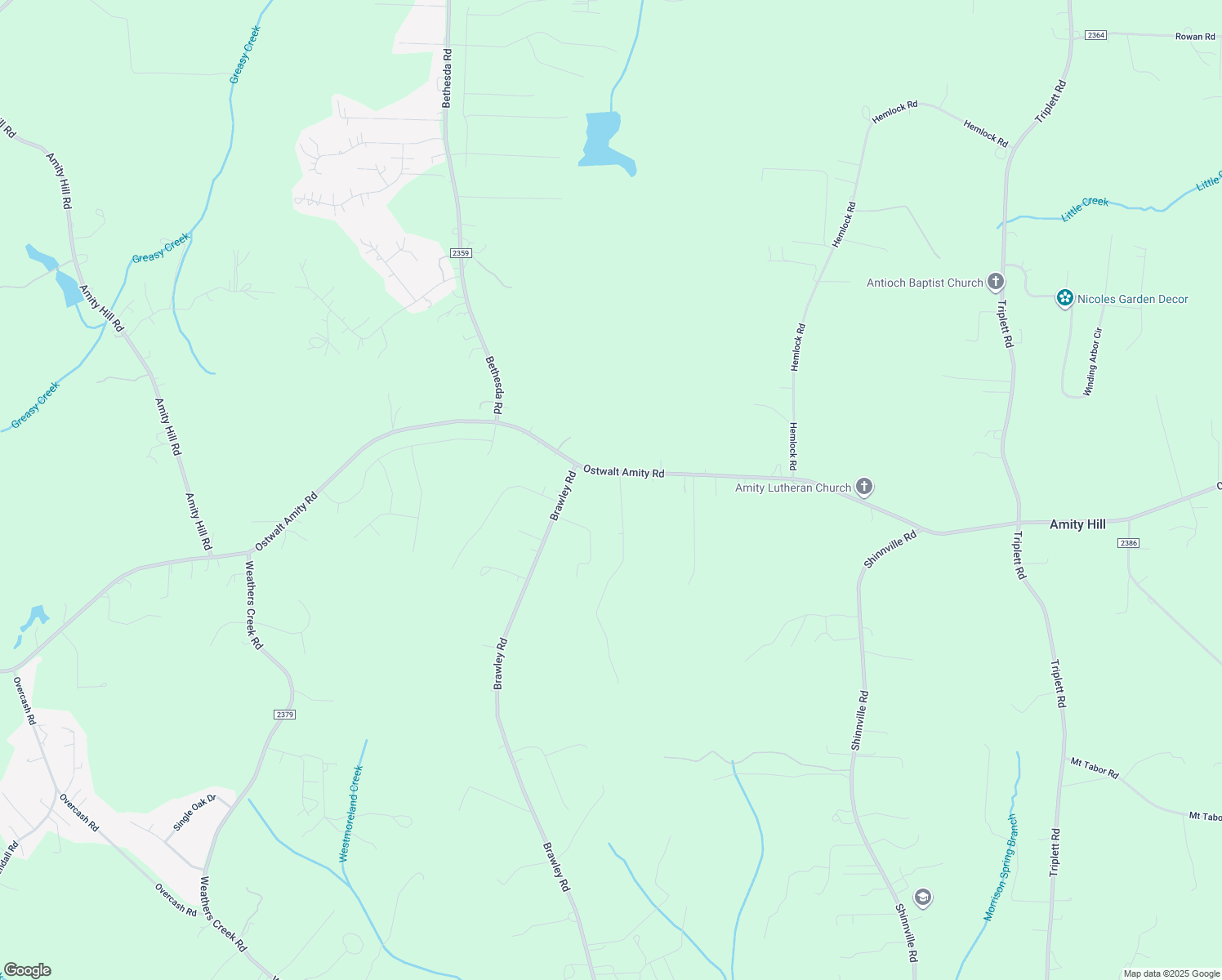 map of restaurants, bars, coffee shops, grocery stores, and more near 116 Cochran Farm Lane in Cleveland