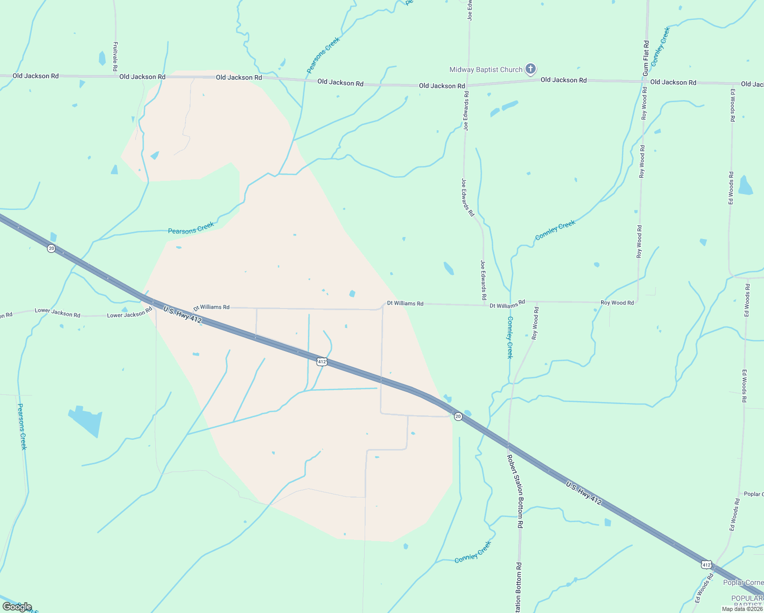 map of restaurants, bars, coffee shops, grocery stores, and more near 1098 Dt Williams Road in Bells