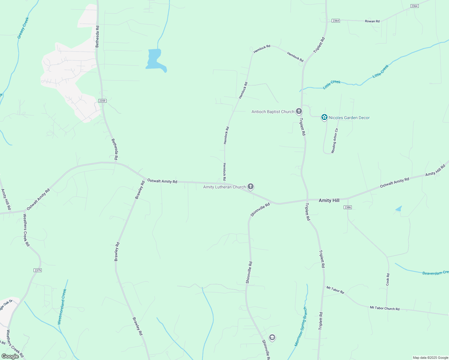 map of restaurants, bars, coffee shops, grocery stores, and more near 158 Hemlock Road in Cleveland
