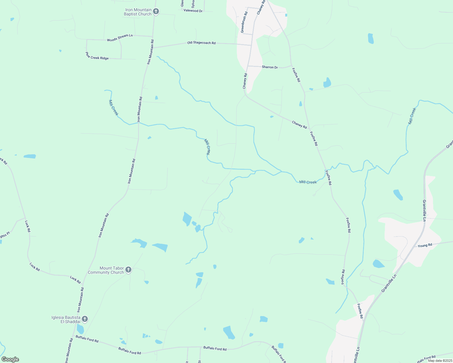 map of restaurants, bars, coffee shops, grocery stores, and more near 989 Iron Mountain View Road in Asheboro