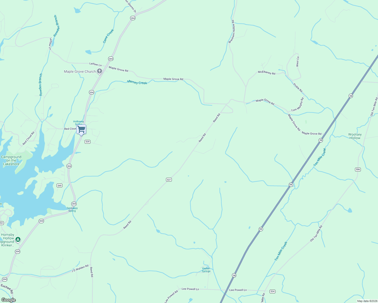 map of restaurants, bars, coffee shops, grocery stores, and more near 3060 Reed Rd in Ten Mile