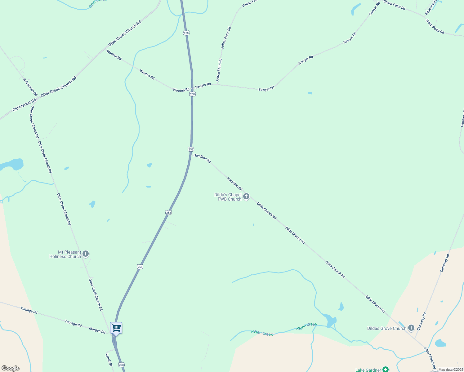 map of restaurants, bars, coffee shops, grocery stores, and more near 418 Hamilton Road in Fountain