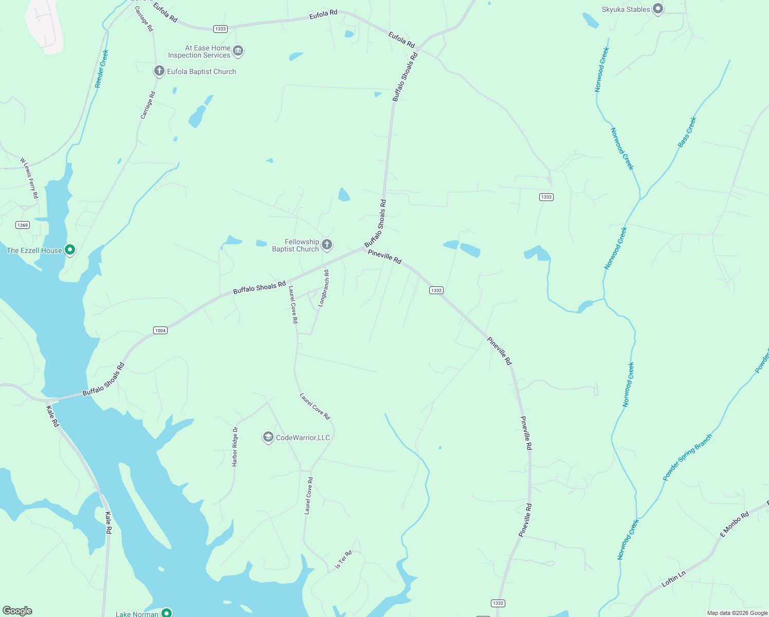 map of restaurants, bars, coffee shops, grocery stores, and more near 163 Braxton Drive in Statesville