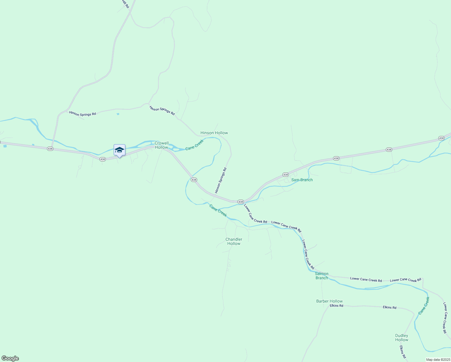 map of restaurants, bars, coffee shops, grocery stores, and more near 1889 Hinson Springs Rd in Lobelville
