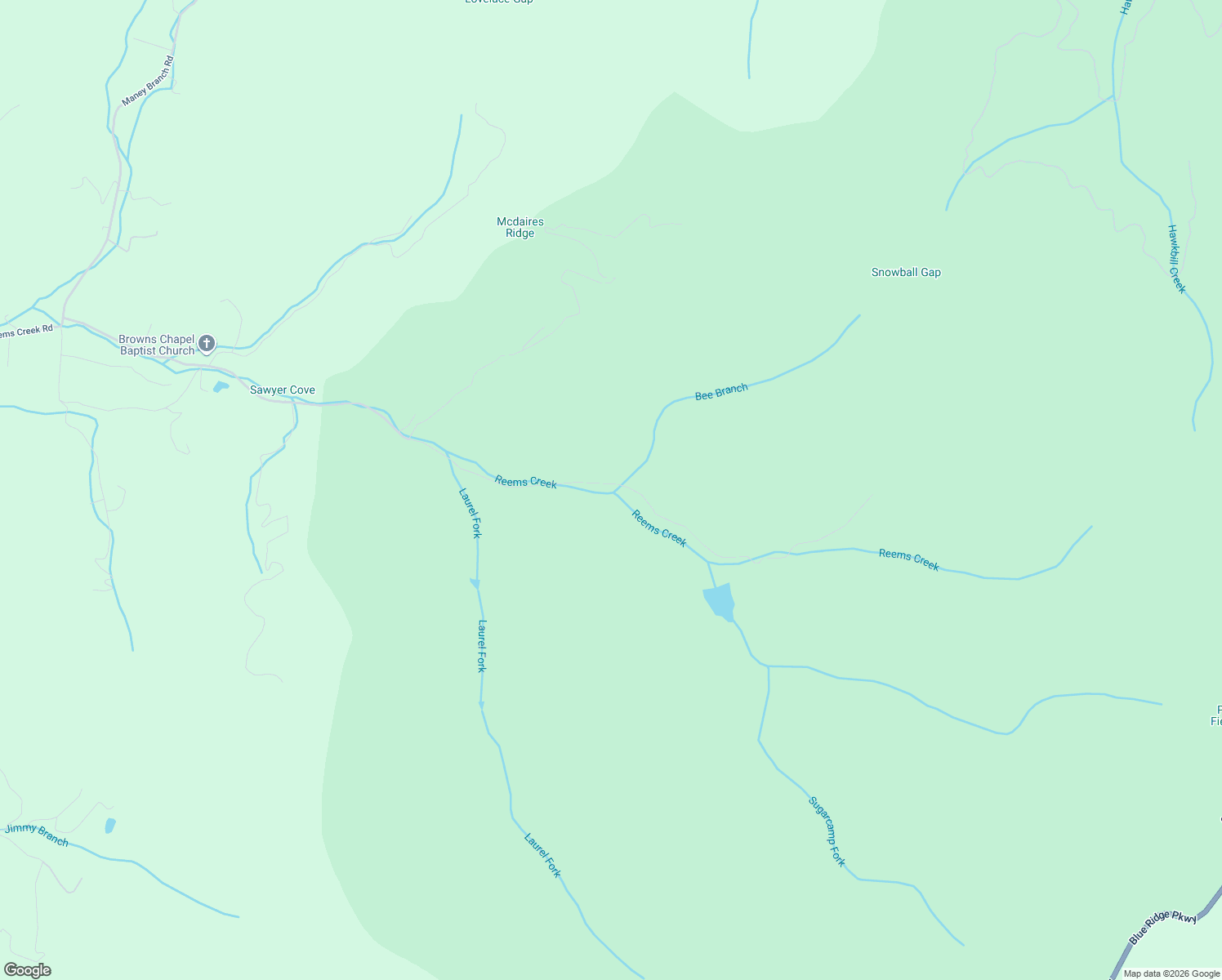 map of restaurants, bars, coffee shops, grocery stores, and more near 347 Blackberry Inn Road in Weaverville