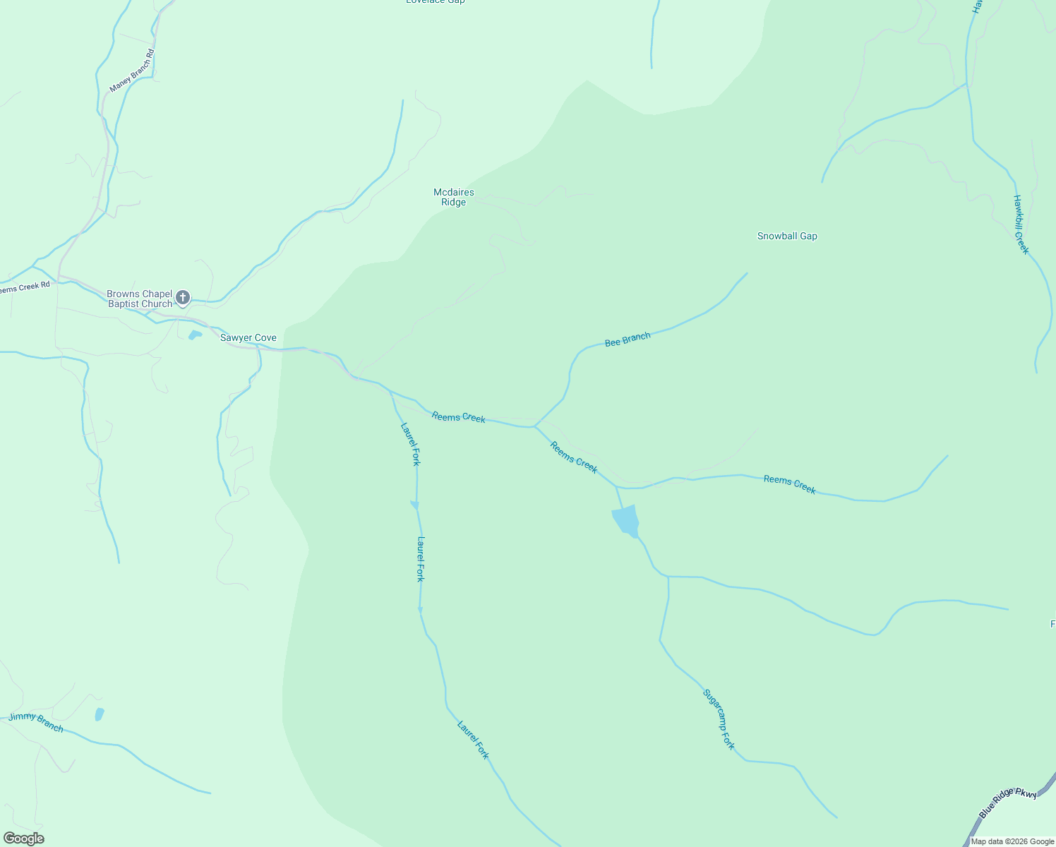 map of restaurants, bars, coffee shops, grocery stores, and more near 347 Blackberry Inn Road in Weaverville