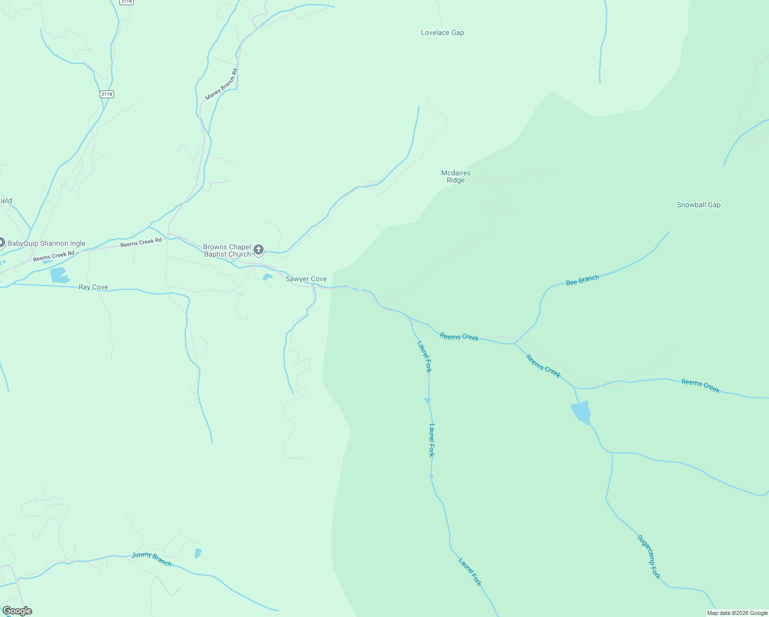 map of restaurants, bars, coffee shops, grocery stores, and more near 198 Blackberry Inn Road in Weaverville