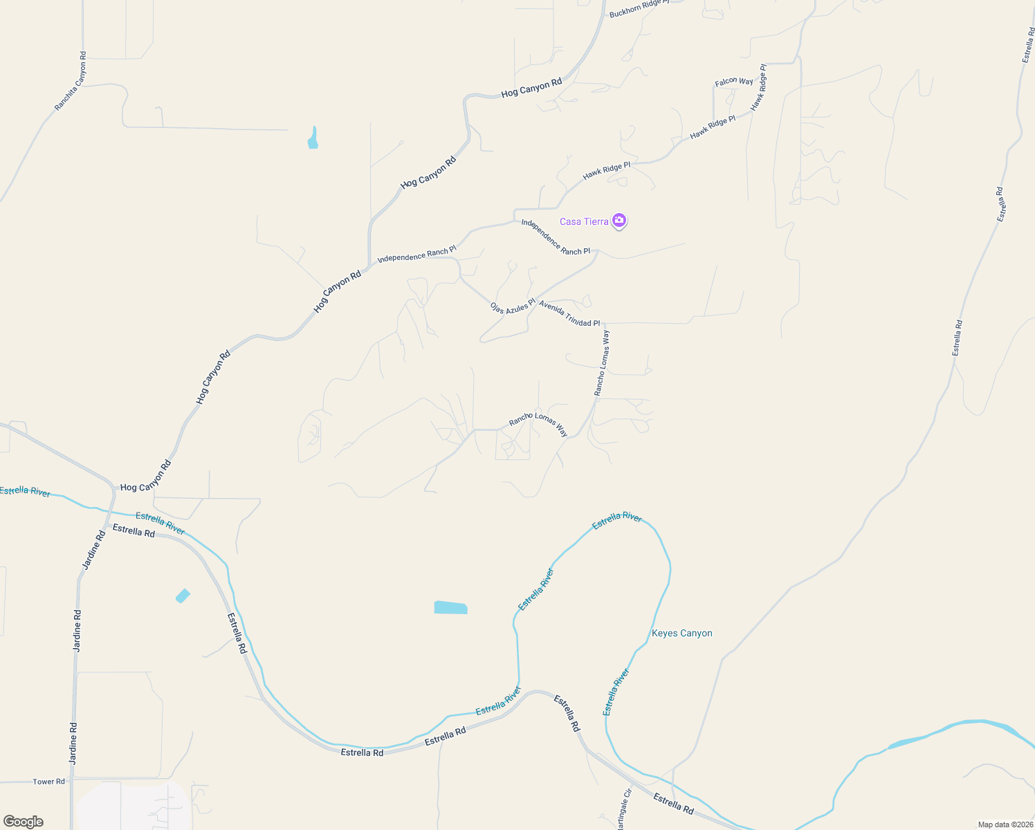 map of restaurants, bars, coffee shops, grocery stores, and more near 1875 Rancho Lomas Way in San Miguel