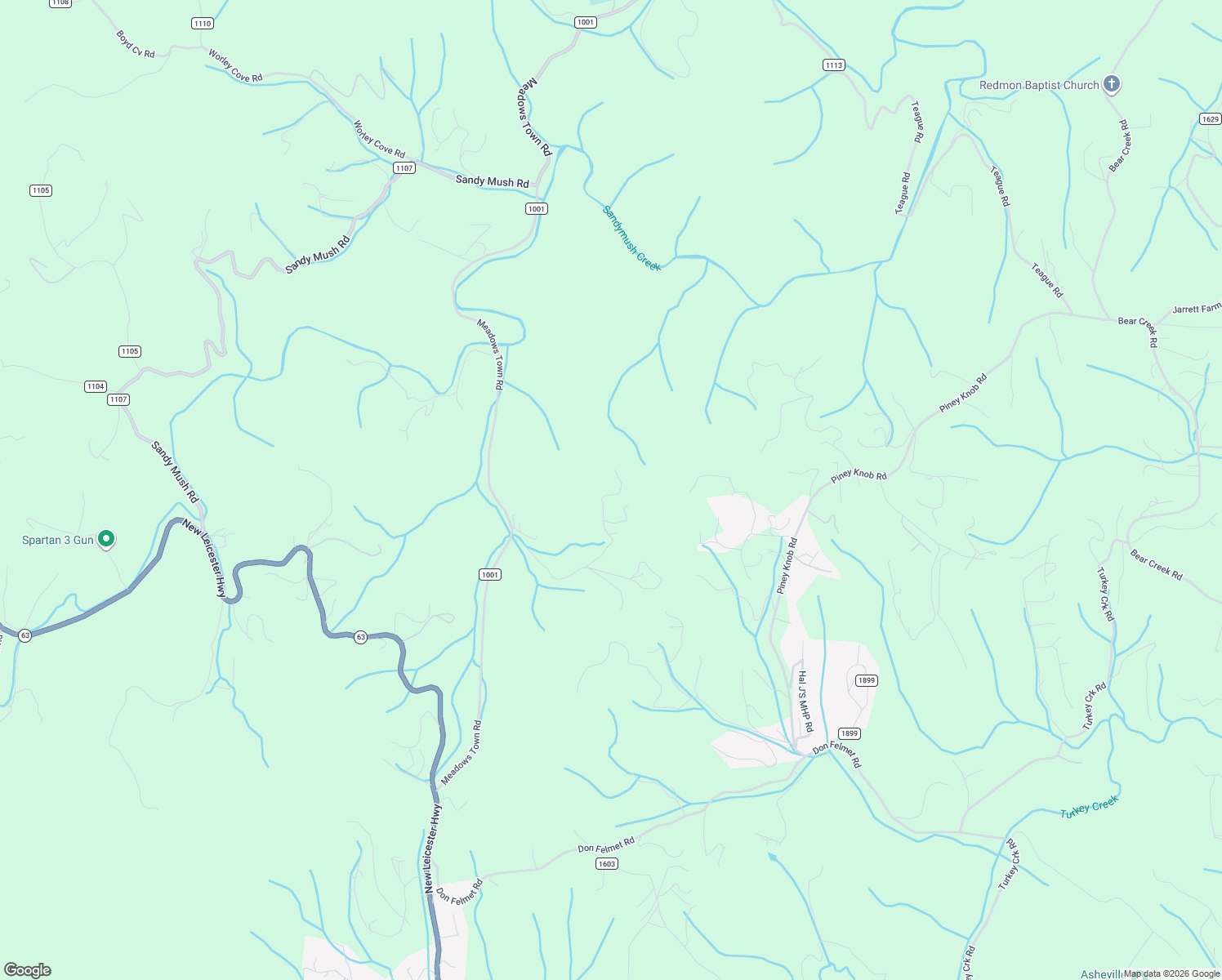 map of restaurants, bars, coffee shops, grocery stores, and more near 125 Mount Airy Road in Marshall