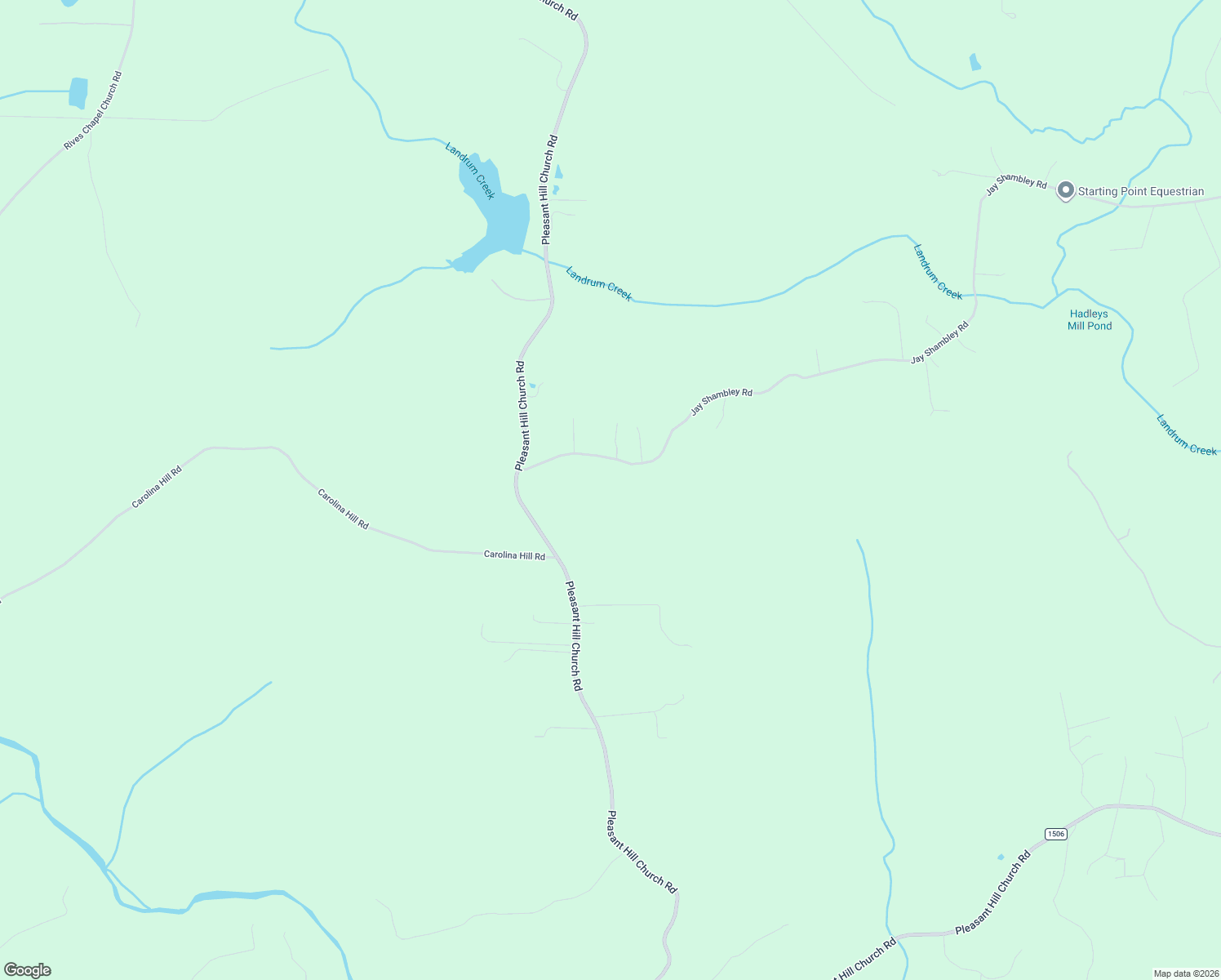 map of restaurants, bars, coffee shops, grocery stores, and more near 2755 Jay Shambley Road in Pittsboro