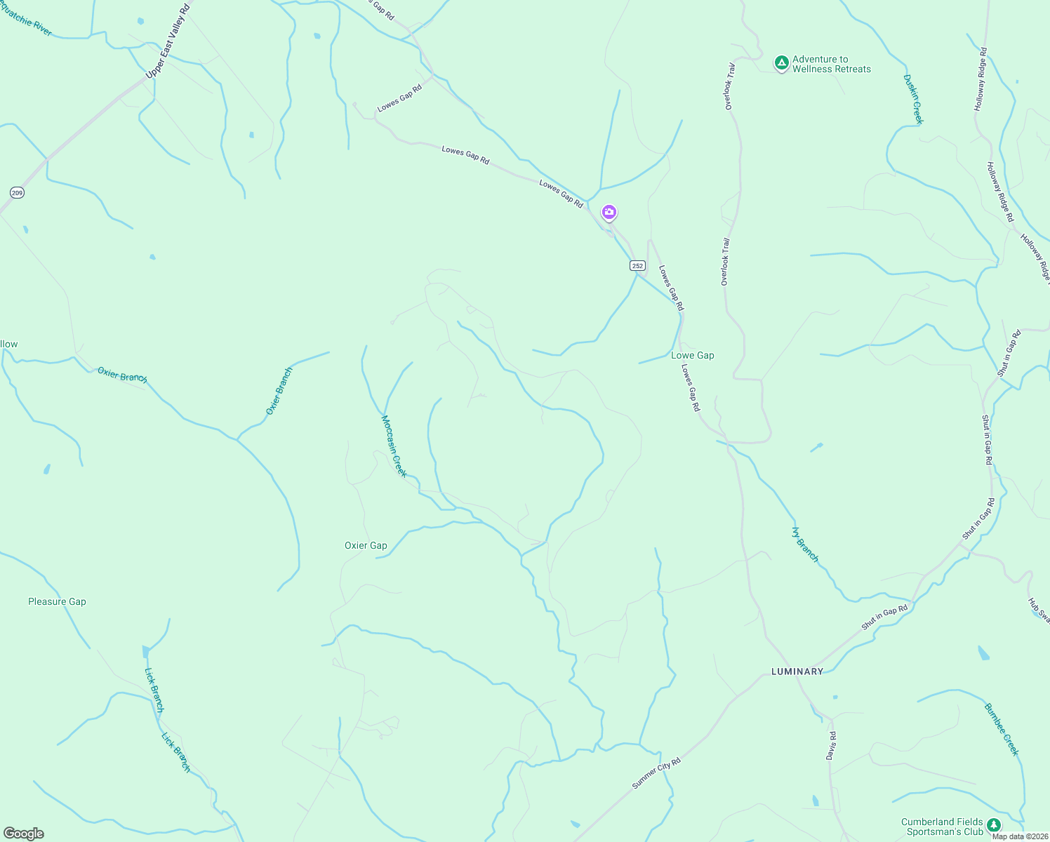 map of restaurants, bars, coffee shops, grocery stores, and more near 1418 Raccoon Ridge Road in Spring City