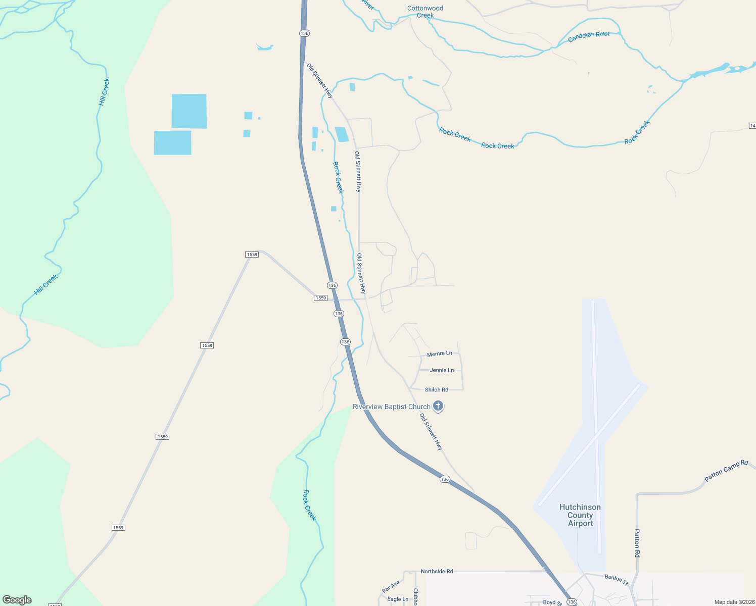 map of restaurants, bars, coffee shops, grocery stores, and more near 201-251 Chickasaw Street in Borger