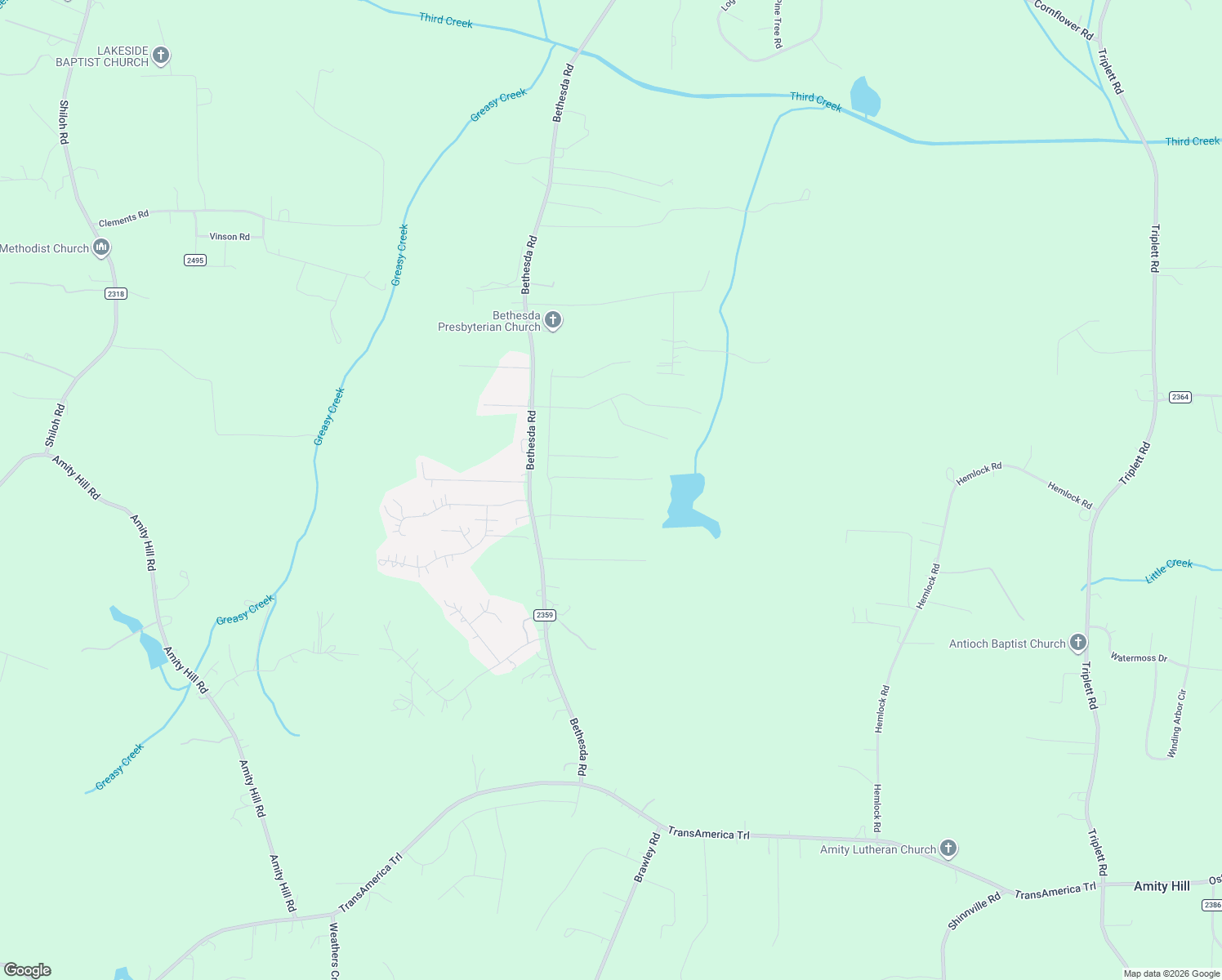 map of restaurants, bars, coffee shops, grocery stores, and more near 145 Wylie Trail in Statesville