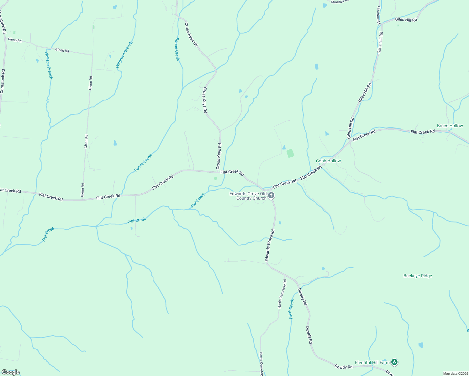 map of restaurants, bars, coffee shops, grocery stores, and more near 6835 Flat Creek Road in College Grove