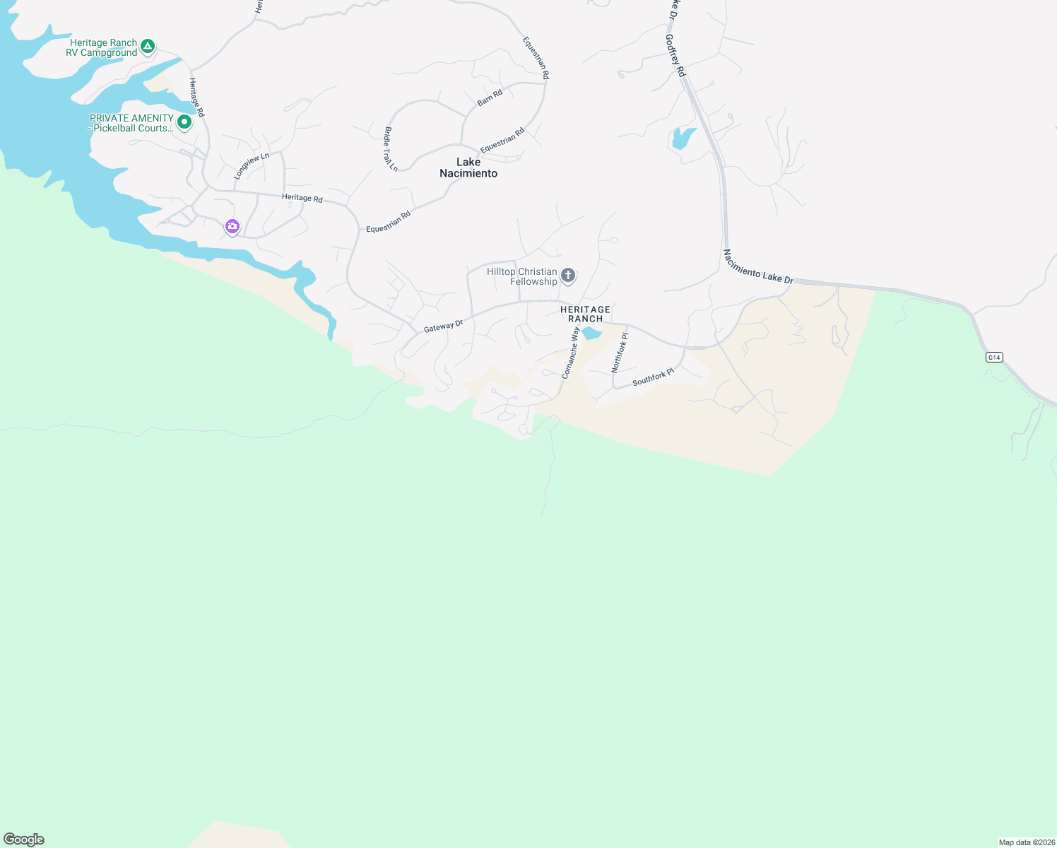 map of restaurants, bars, coffee shops, grocery stores, and more near 5249 Happy Hunting Circle in Paso Robles